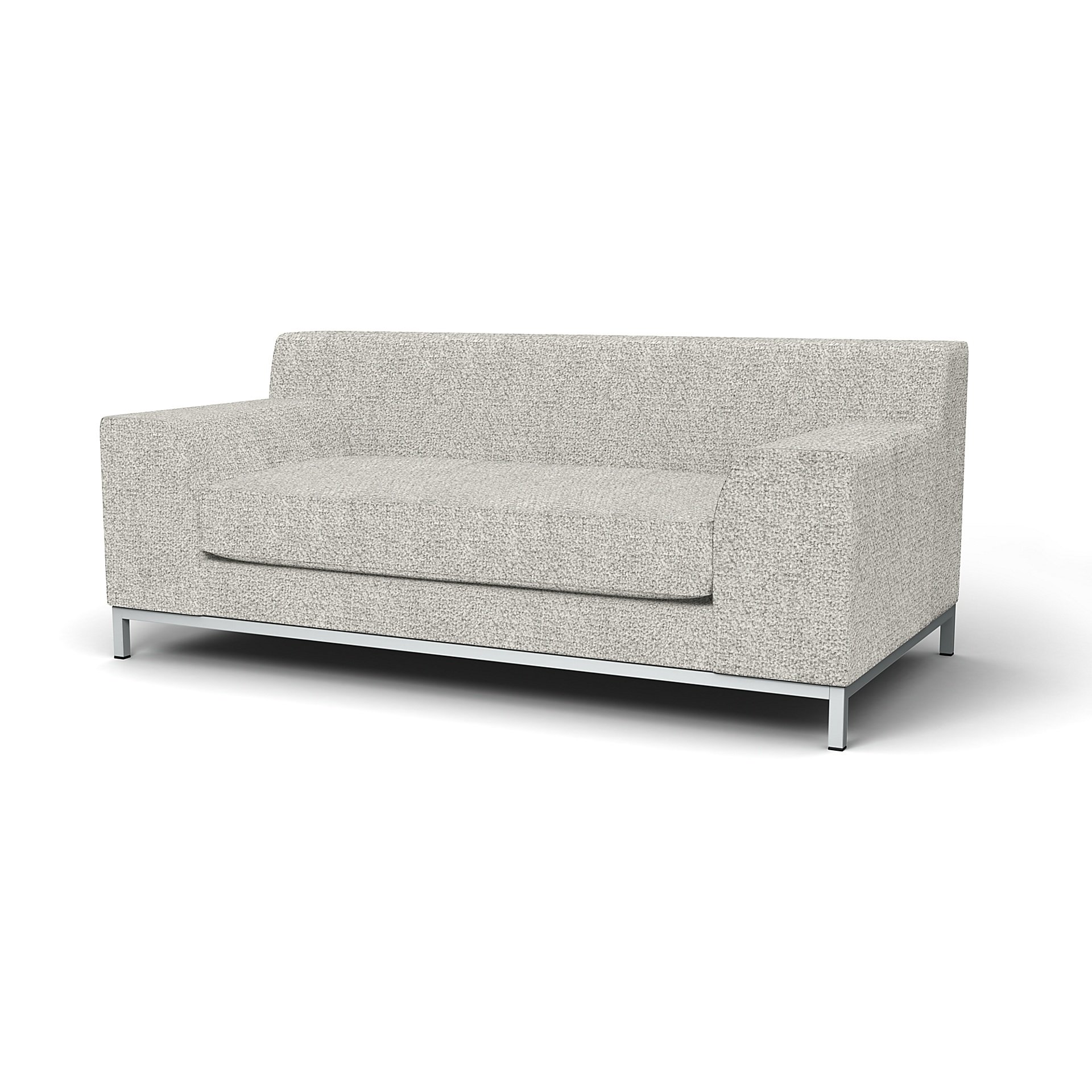 IKEA - Kramfors 2 Seater Sofa Cover, Driftwood, Boucle & Texture - Bemz