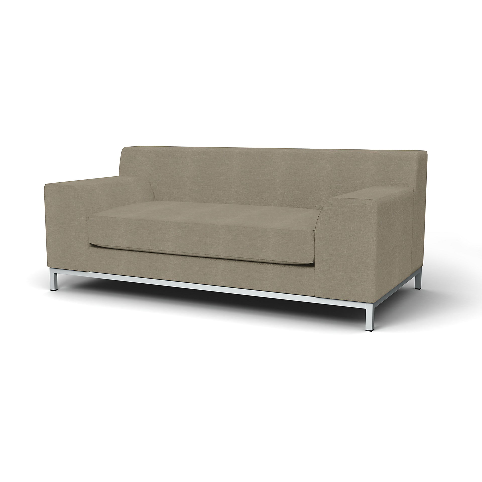 IKEA - Kramfors 2 Seater Sofa Cover, Natural, Linen - Bemz