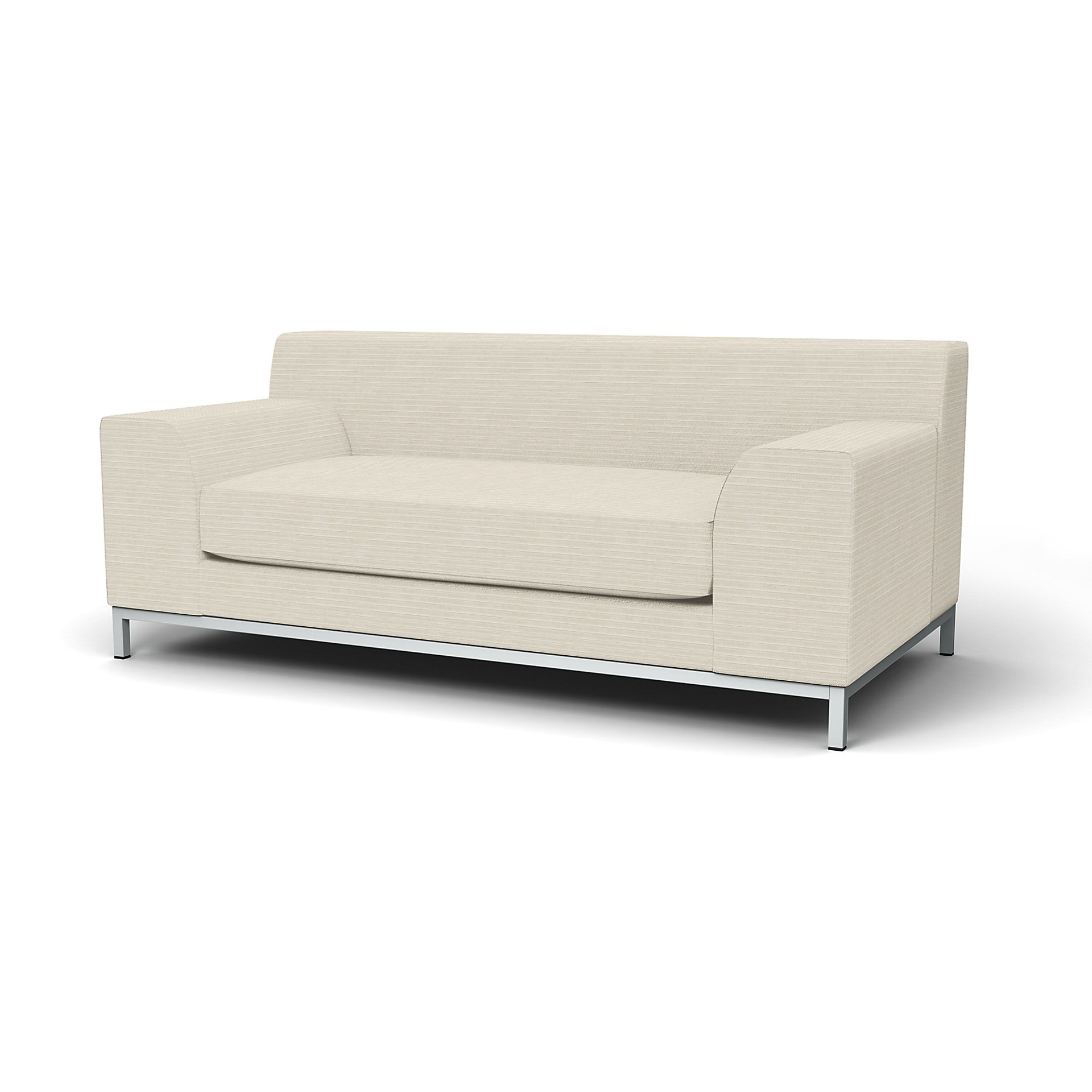 IKEA - Kramfors 2 Seater Sofa Cover, Tofu, Corduroy - Bemz