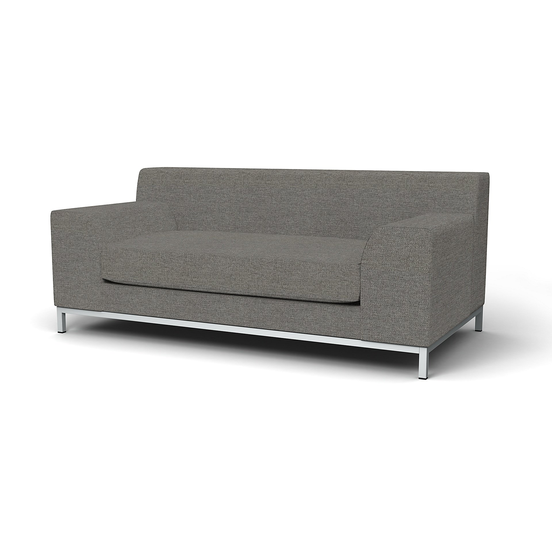 IKEA - Kramfors 2 Seater Sofa Cover, Taupe, Boucle & Texture - Bemz
