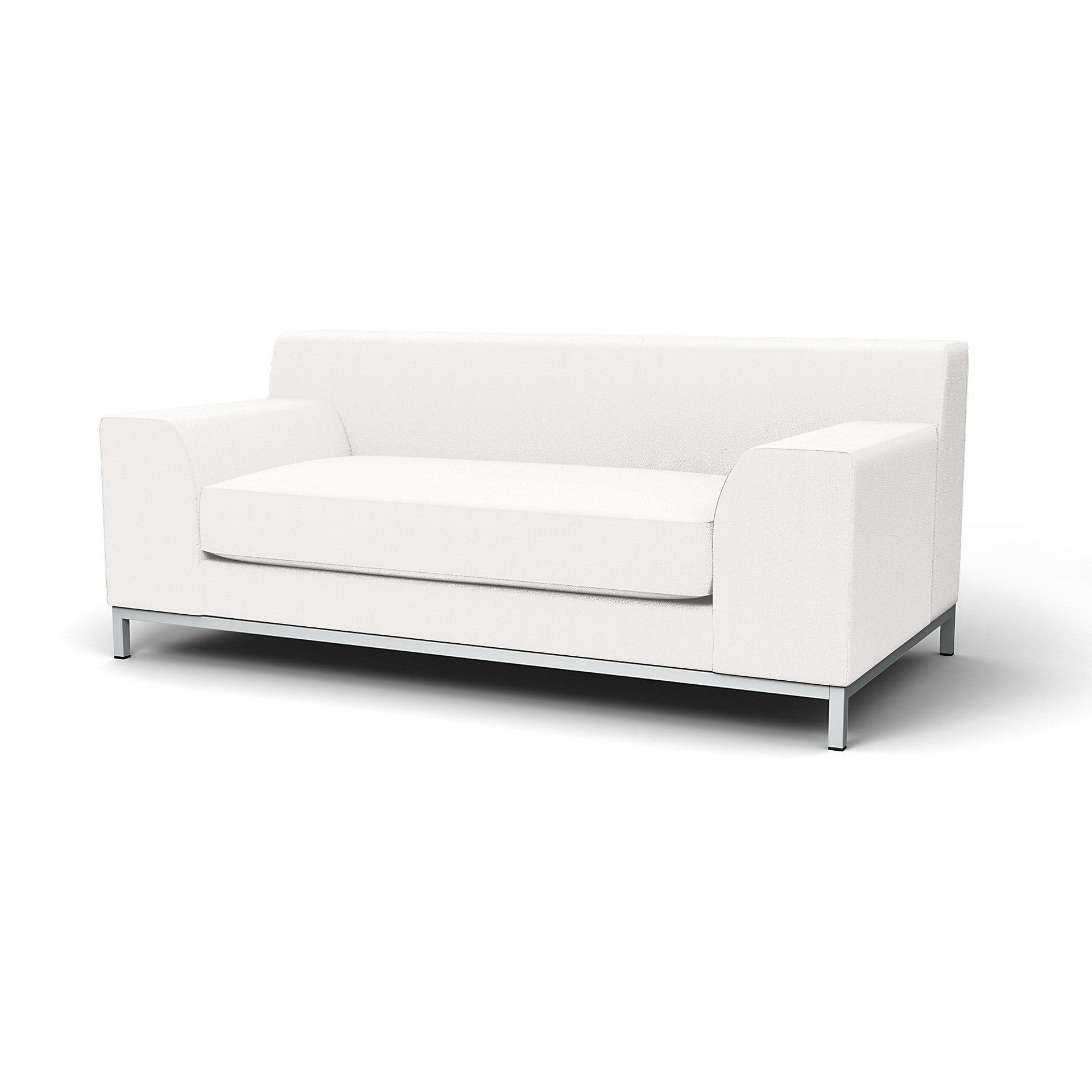IKEA - Kramfors 2 Seater Sofa Cover, Soft White, Linen - Bemz