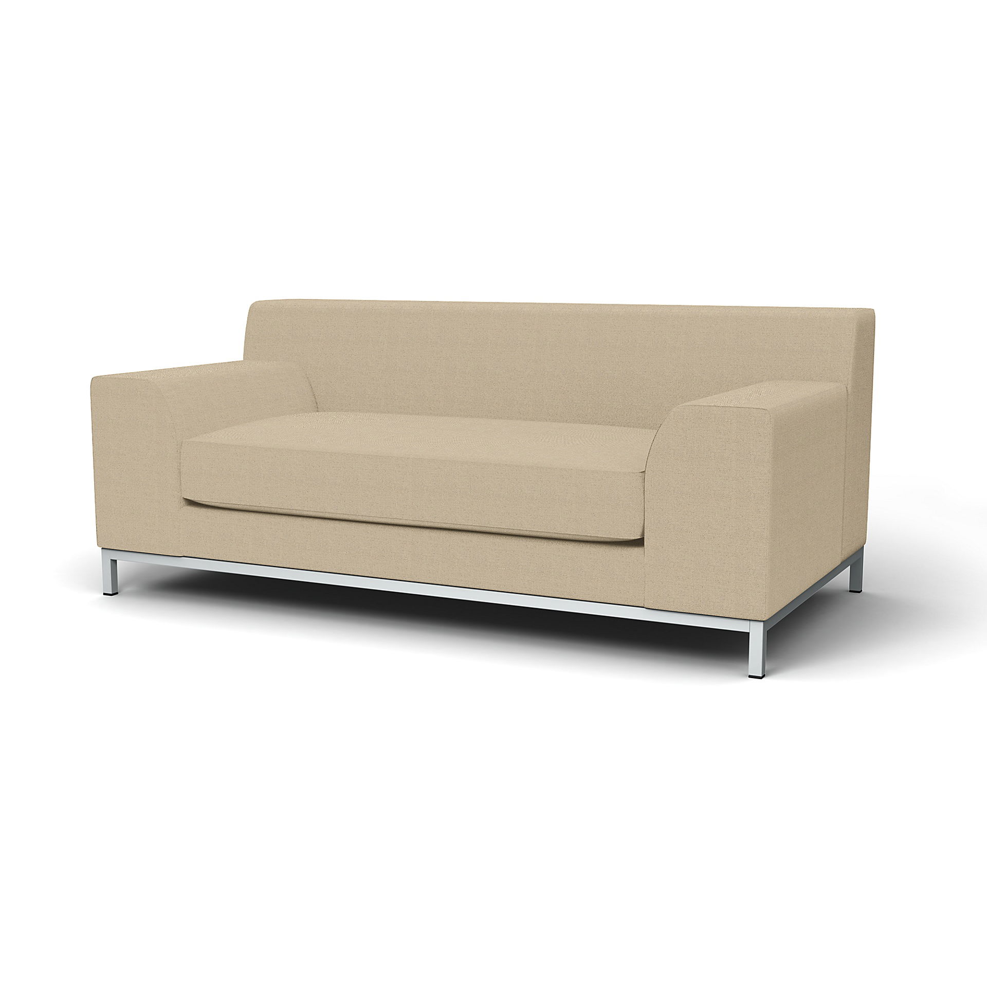 IKEA - Kramfors 2 Seater Sofa Cover, Unbleached, Linen - Bemz