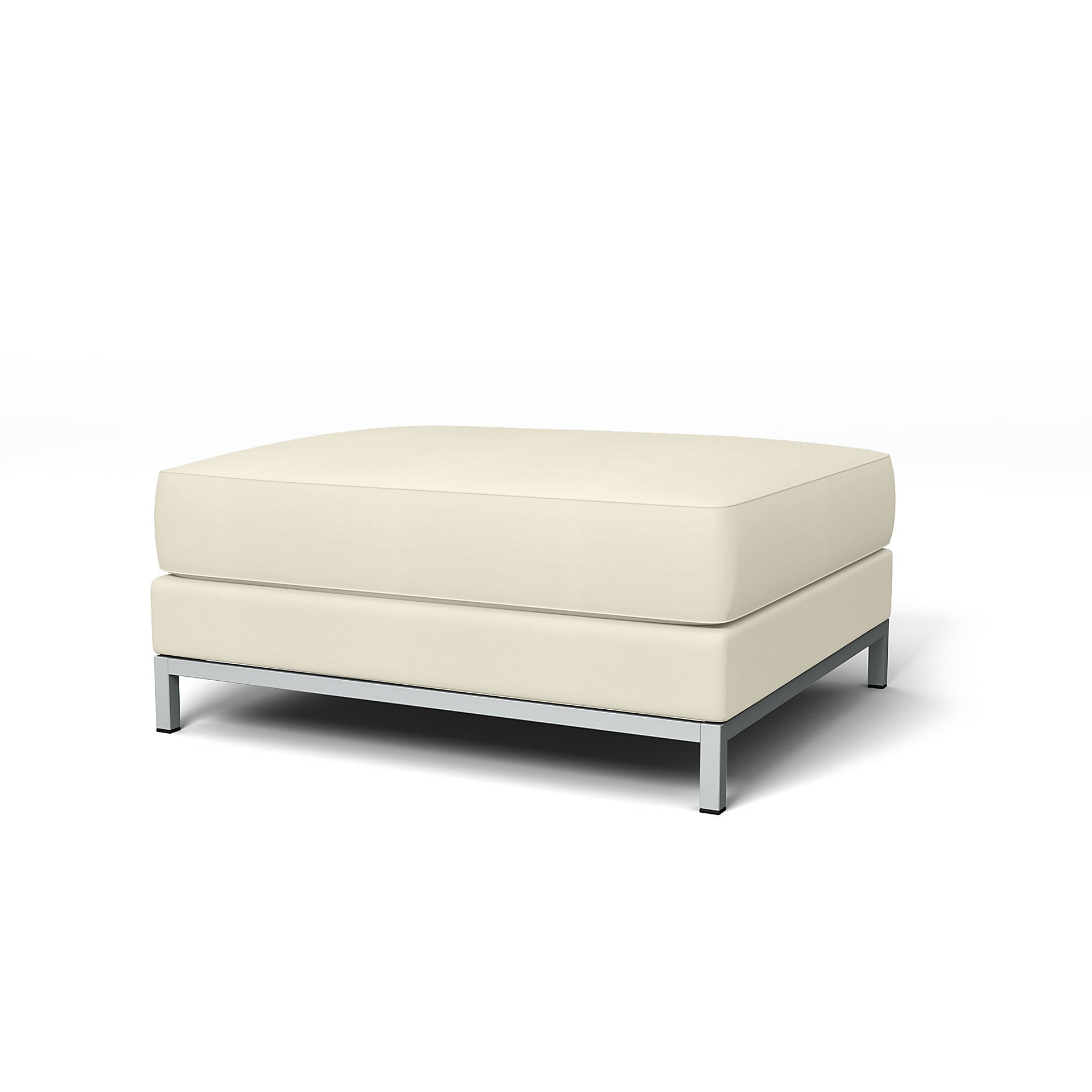 IKEA - Kramfors Footstool Cover, Tofu, Cotton - Bemz