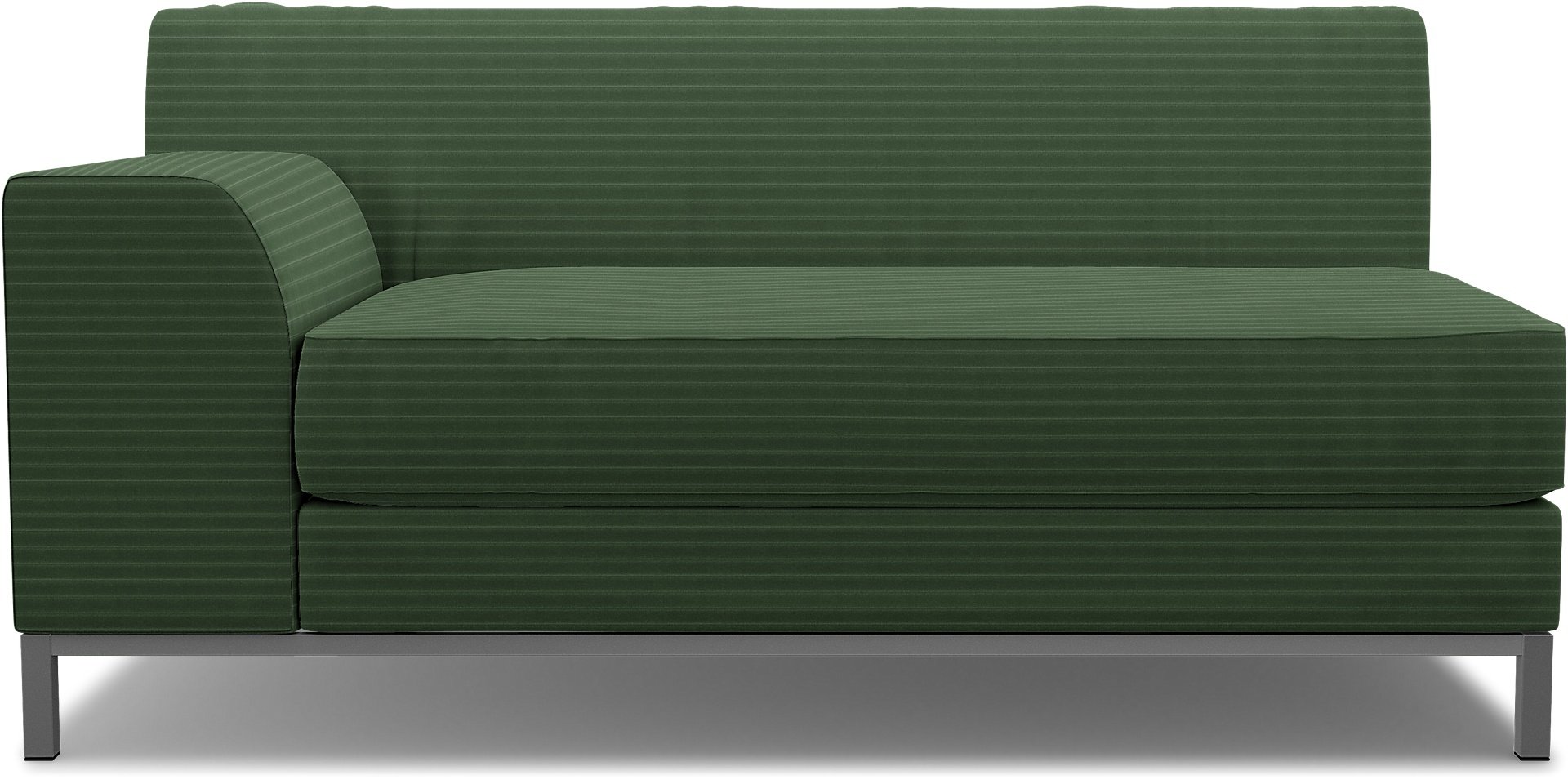 IKEA - Kramfors 2 Seater Sofa with Left Arm Cover, Palm Green, Corduroy - Bemz