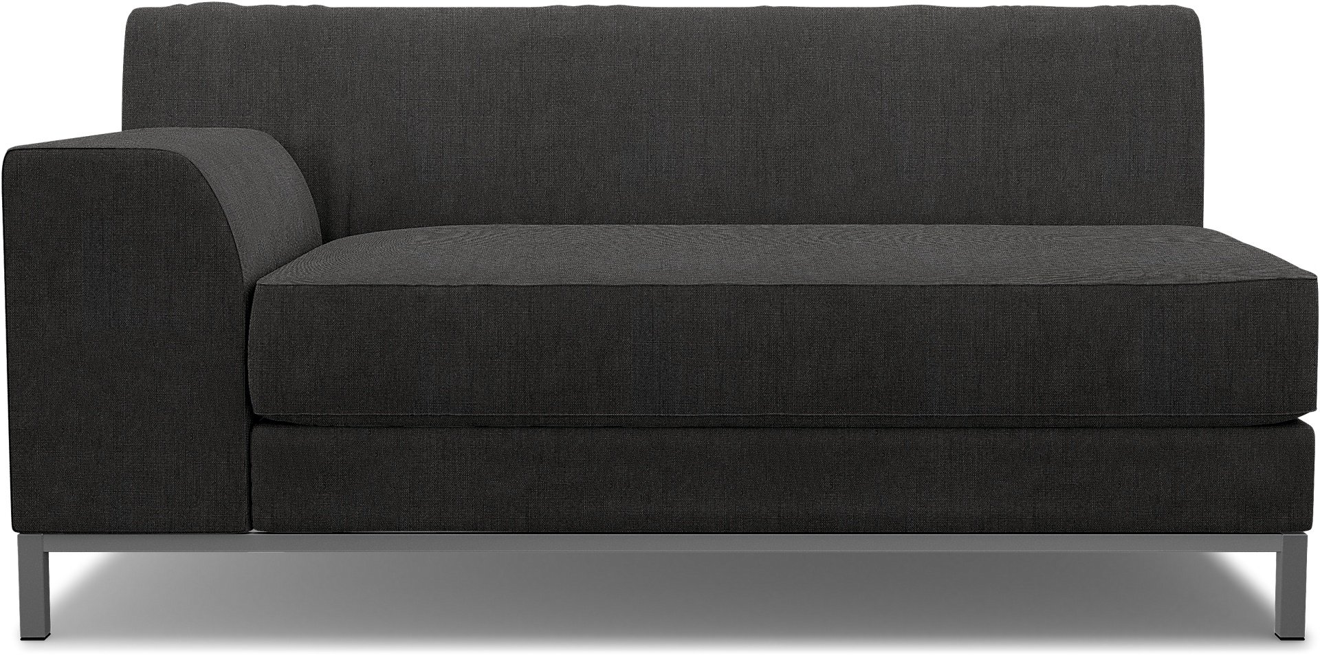 IKEA - Kramfors 2 Seater Sofa with Left Arm Cover, Espresso, Linen - Bemz
