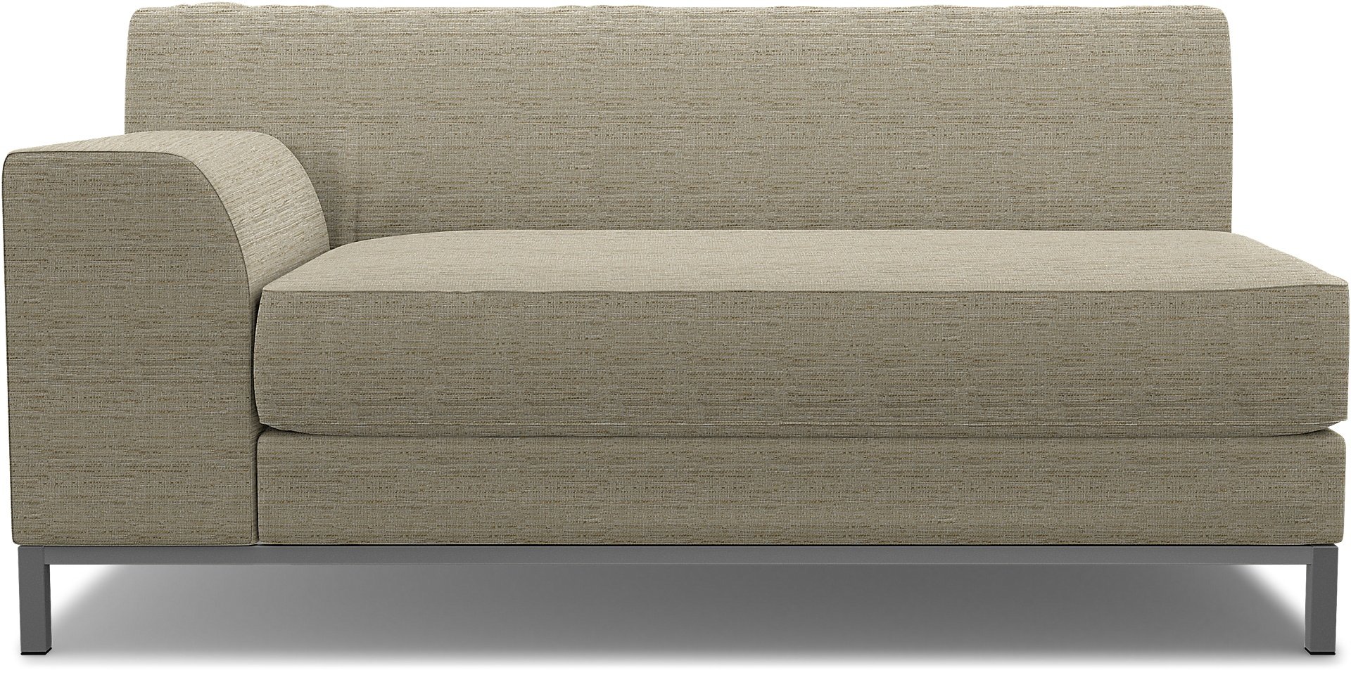 IKEA - Kramfors 2 Seater Sofa with Left Arm Cover, Light Sand, Boucle & Texture - Bemz