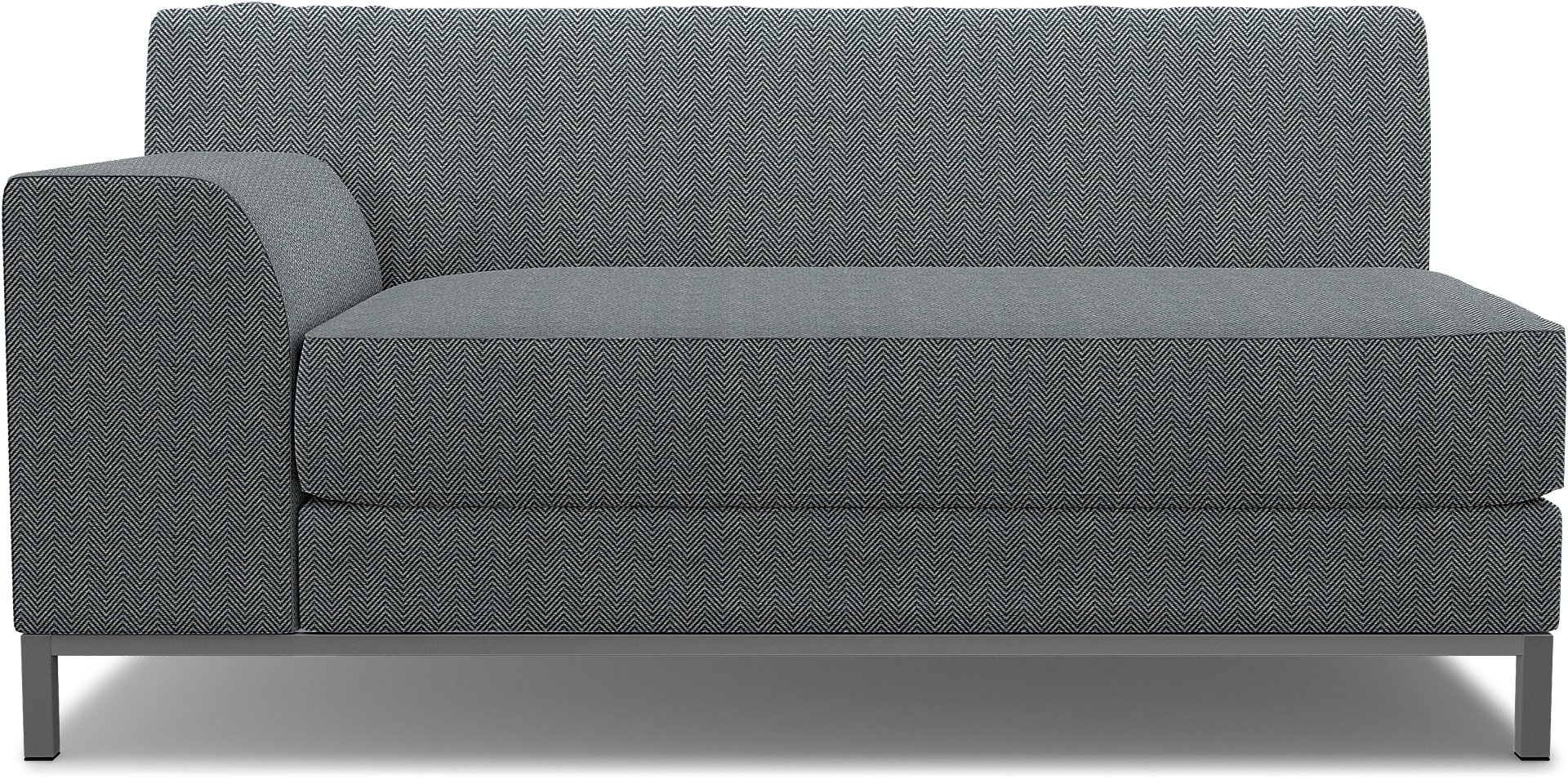 IKEA - Kramfors 2 Seater Sofa with Left Arm Cover, Denim, Cotton - Bemz