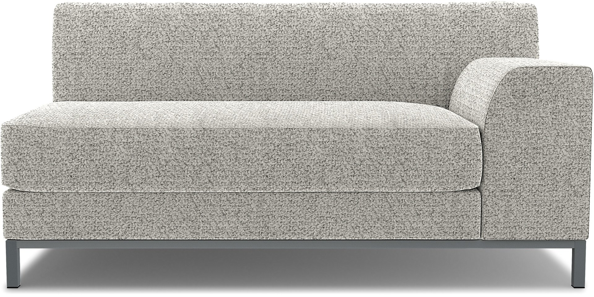 IKEA - Kramfors 2 Seater Sofa with Right Arm Cover, Driftwood, Boucle & Texture - Bemz