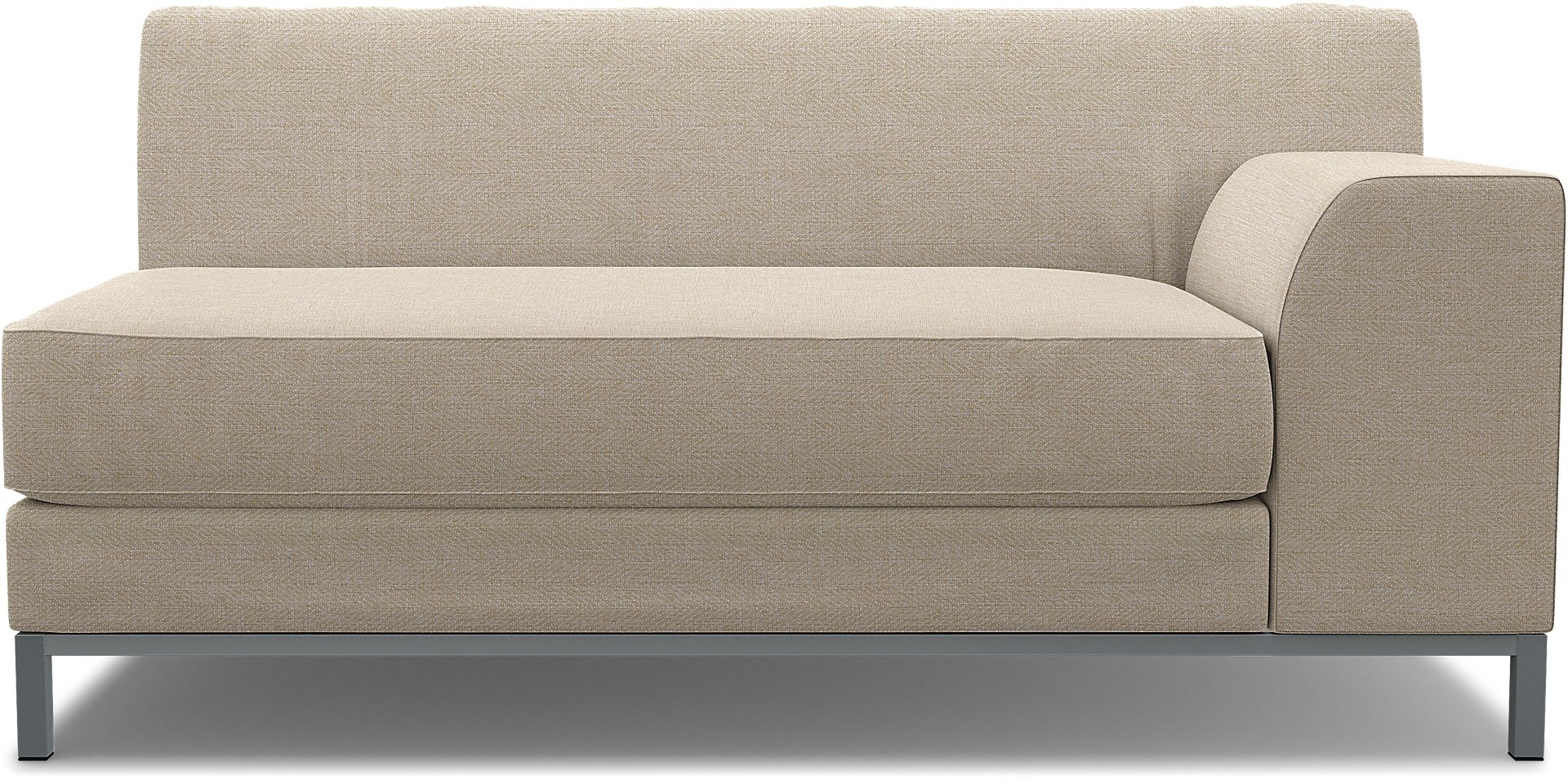 IKEA - Kramfors 2 Seater Sofa with Right Arm Cover, Natural, Boucle & Texture - Bemz