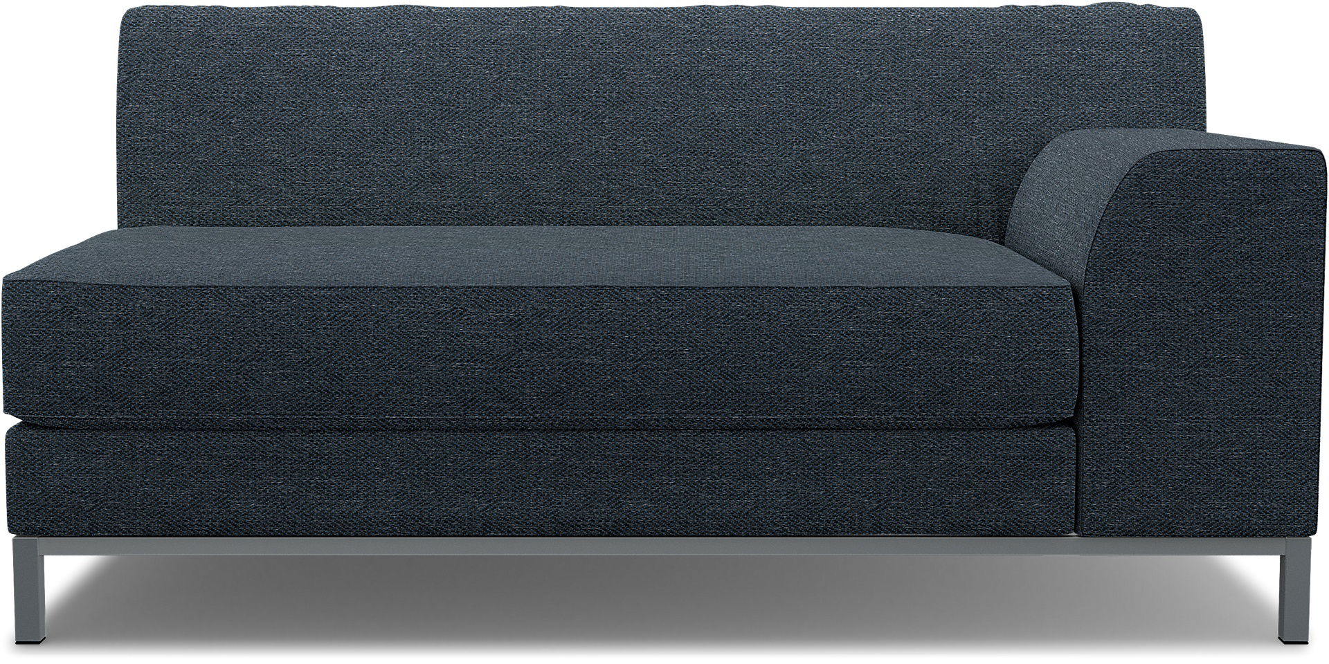 IKEA - Kramfors 2 Seater Sofa with Right Arm Cover, Denim, Bouclé & Texture - Bemz