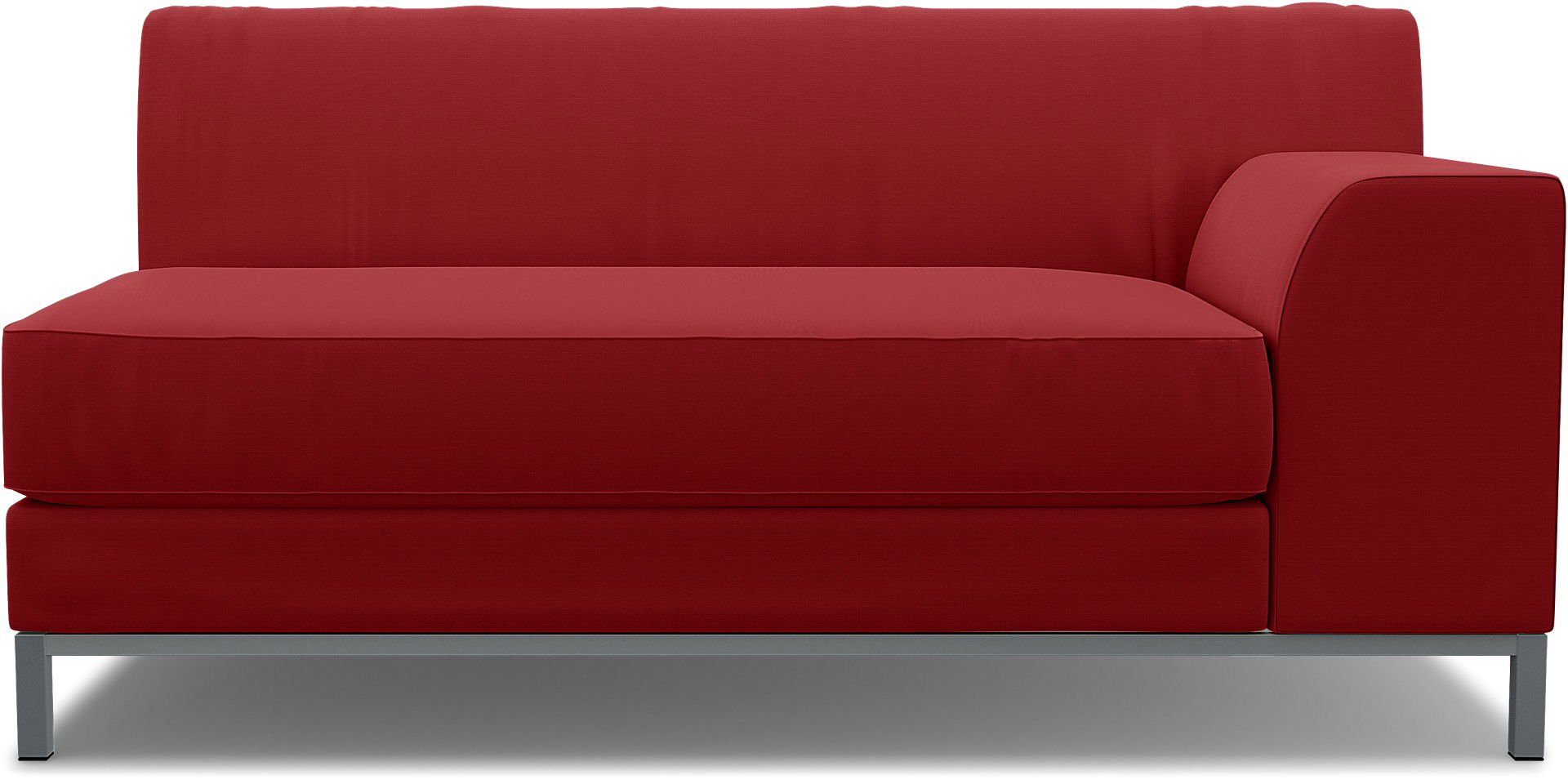 IKEA - Kramfors 2 Seater Sofa with Right Arm Cover, Scarlet Red, Cotton - Bemz