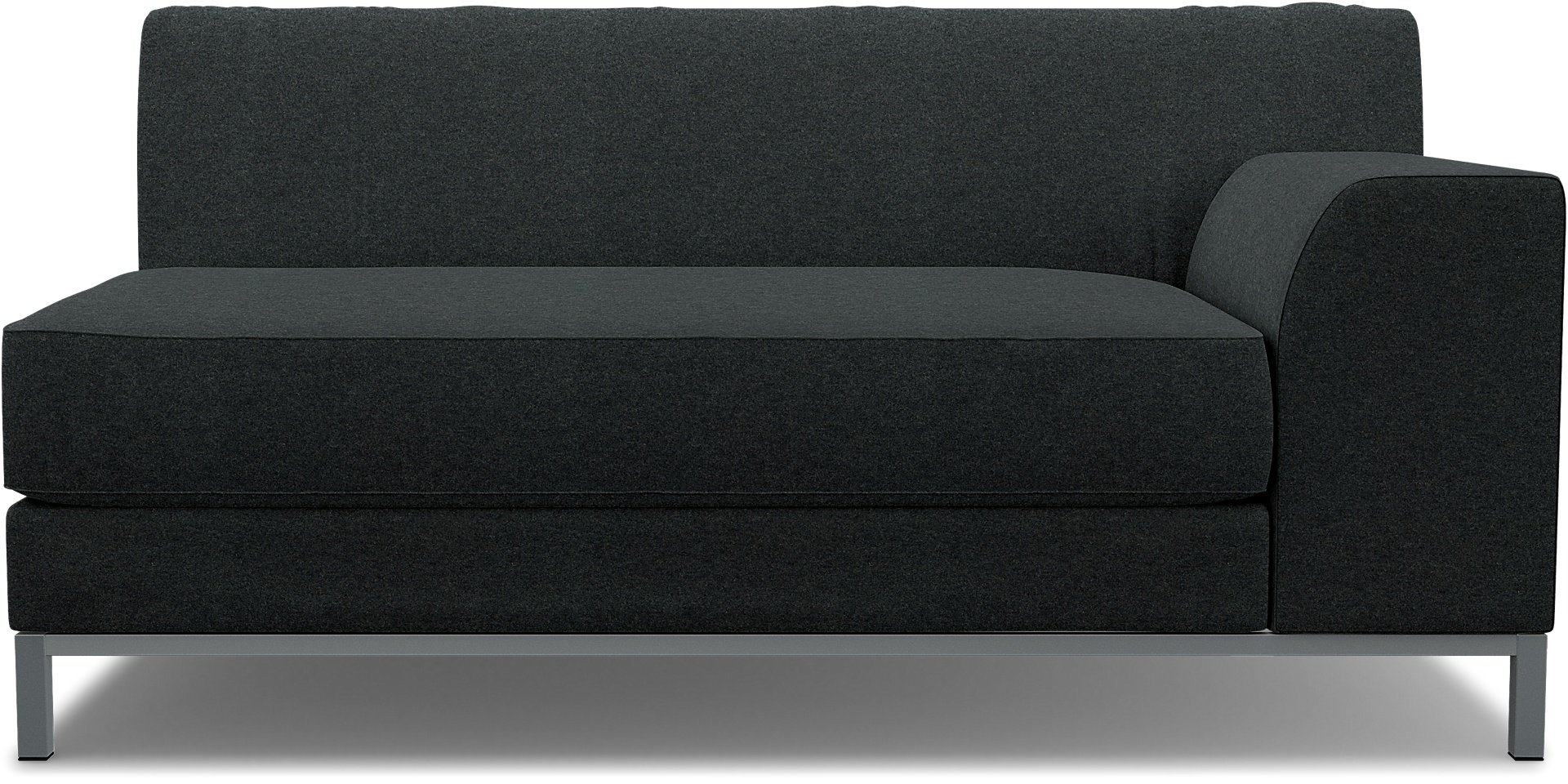 IKEA - Kramfors 2 Seater Sofa with Right Arm Cover, Stone, Wool - Bemz