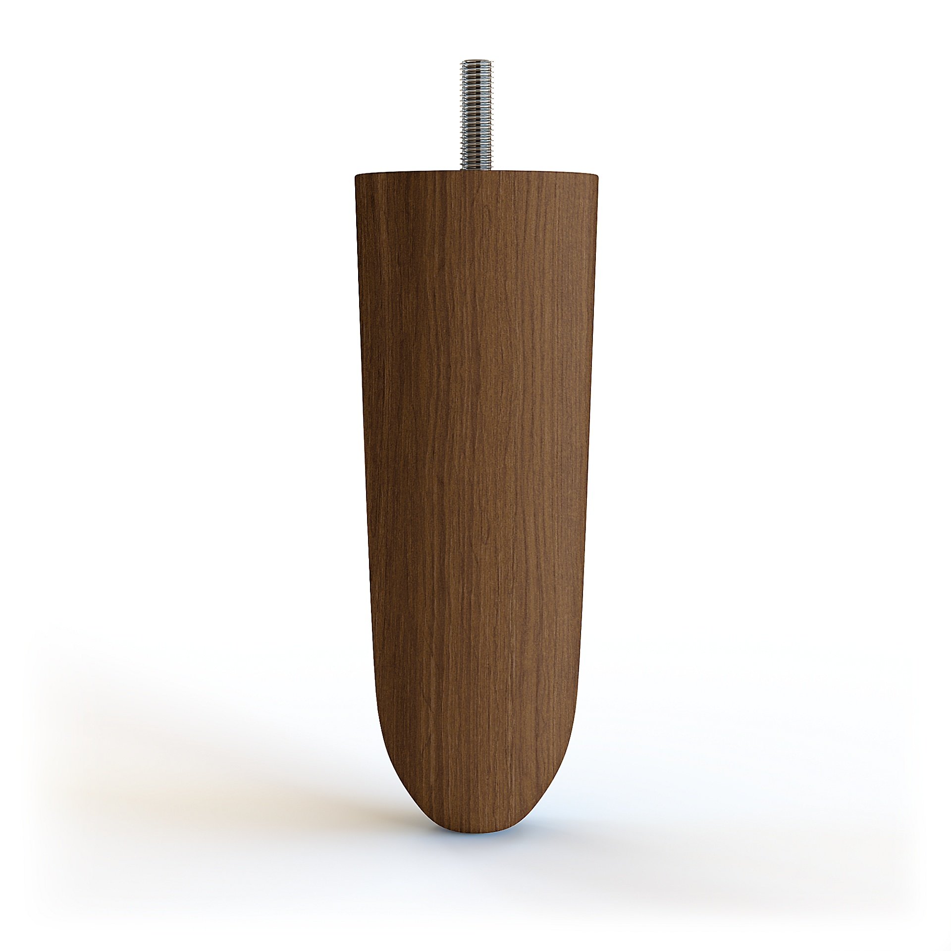 Kastell Kegelförmige Holzmöbelbeine 14cm - Walnut