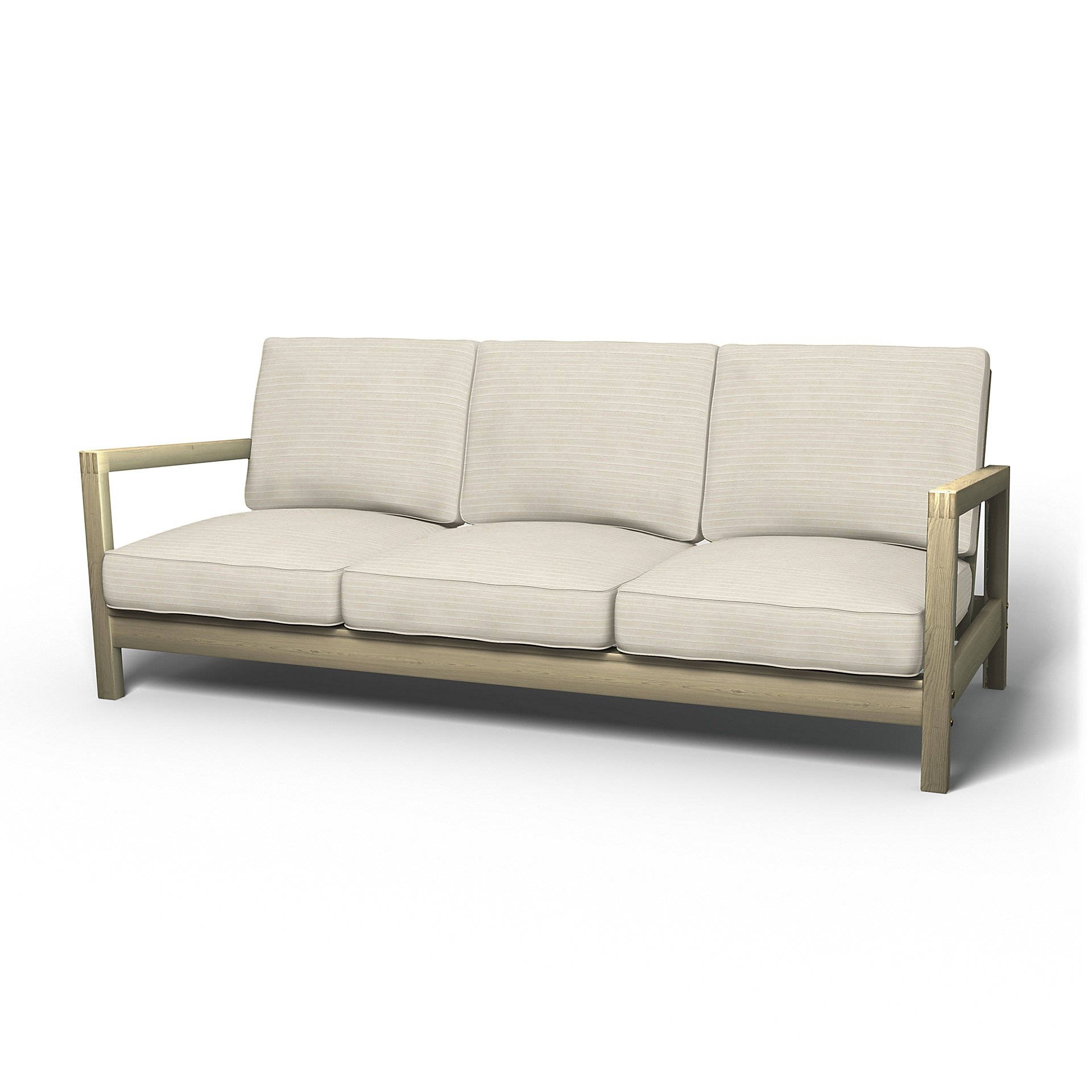 IKEA - Lillberg 3 Seater Sofa Cover, Tofu, Corduroy - Bemz