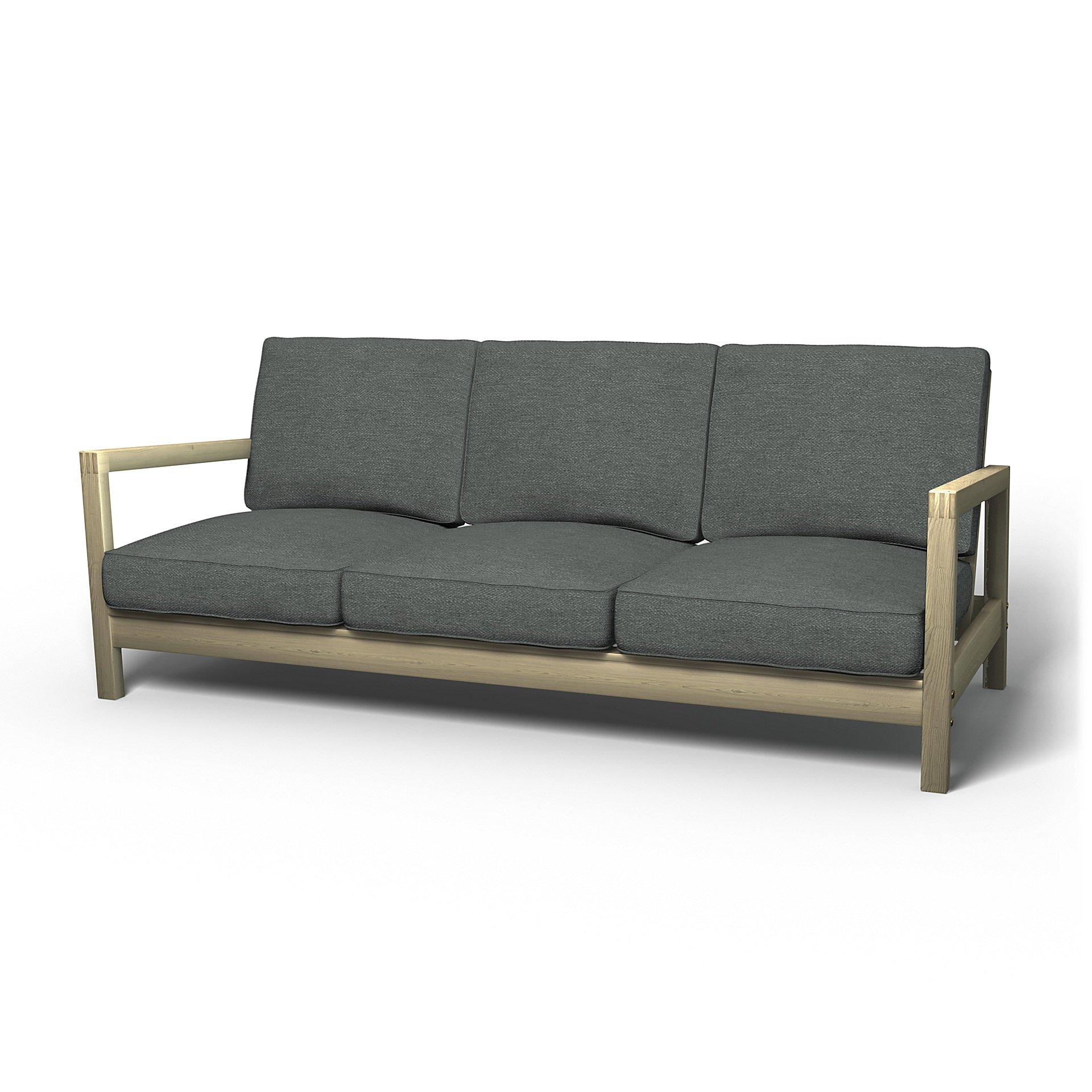 IKEA - Lillberg 3 Seater Sofa Cover, Laurel, Boucle & Texture - Bemz