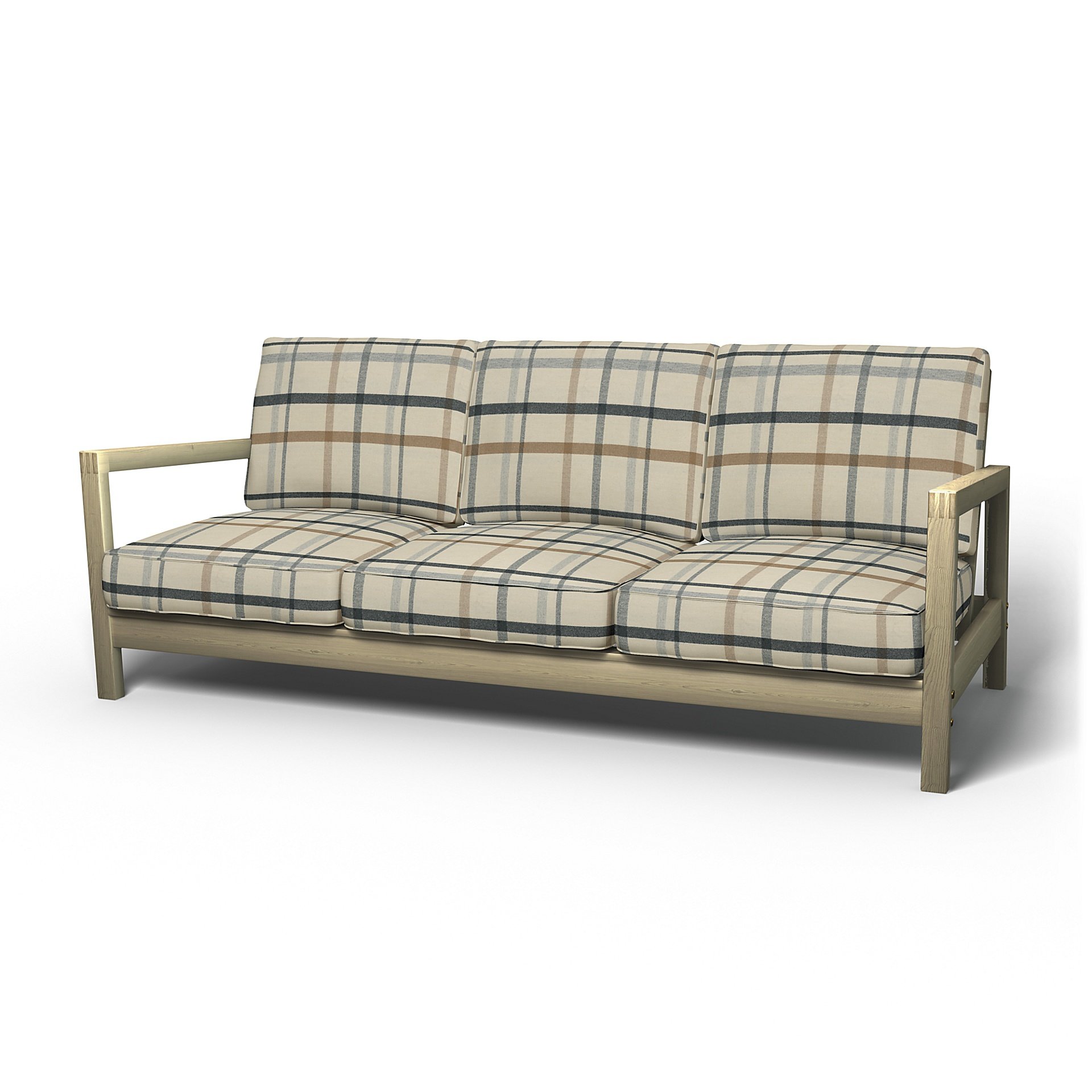 IKEA - Lillberg 3 Seater Sofa Cover, Fawn Brown, Wool - Bemz