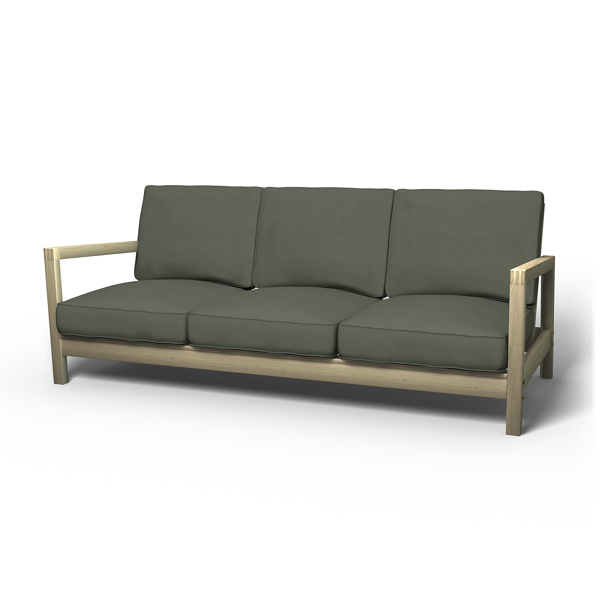 IKEA - Lillberg 3 Seater Sofa Cover, Rosemary, Linen - Bemz