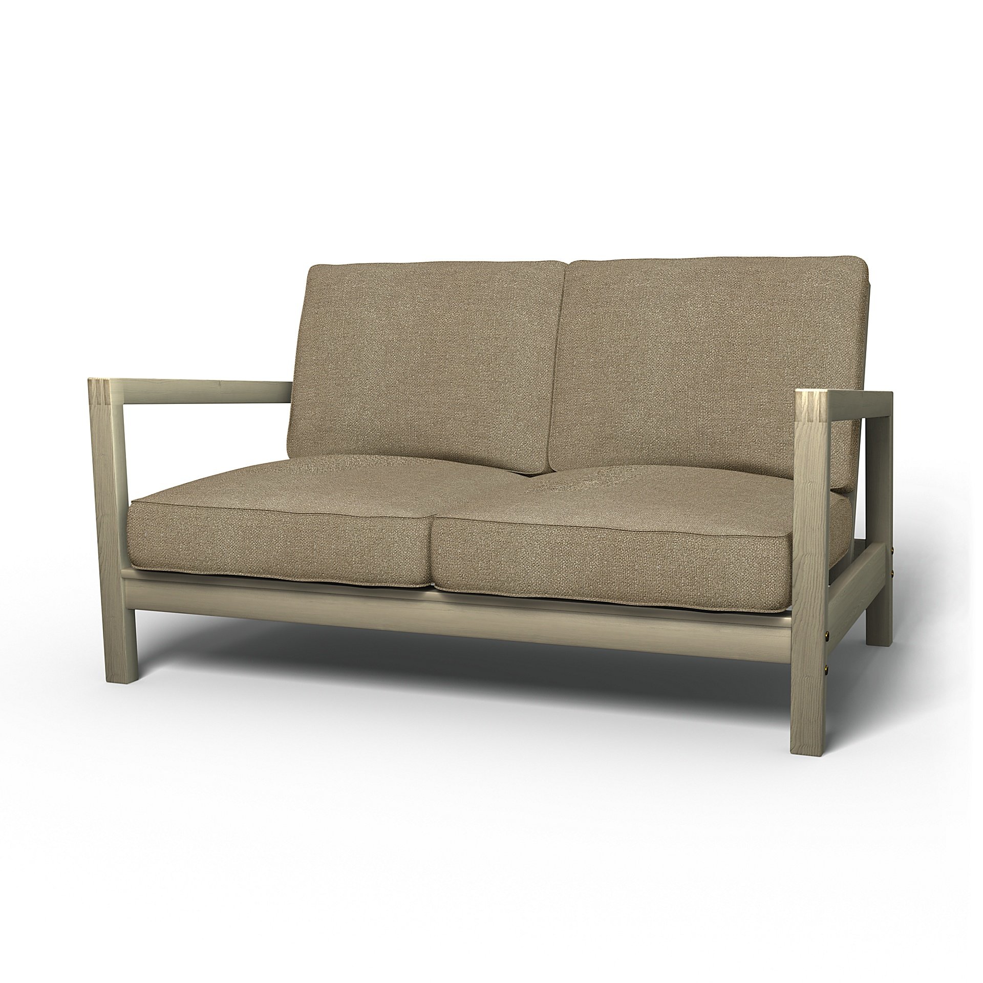 IKEA - Lillberg 2 Seater Sofa Cover, Pebble, Boucle & Texture - Bemz