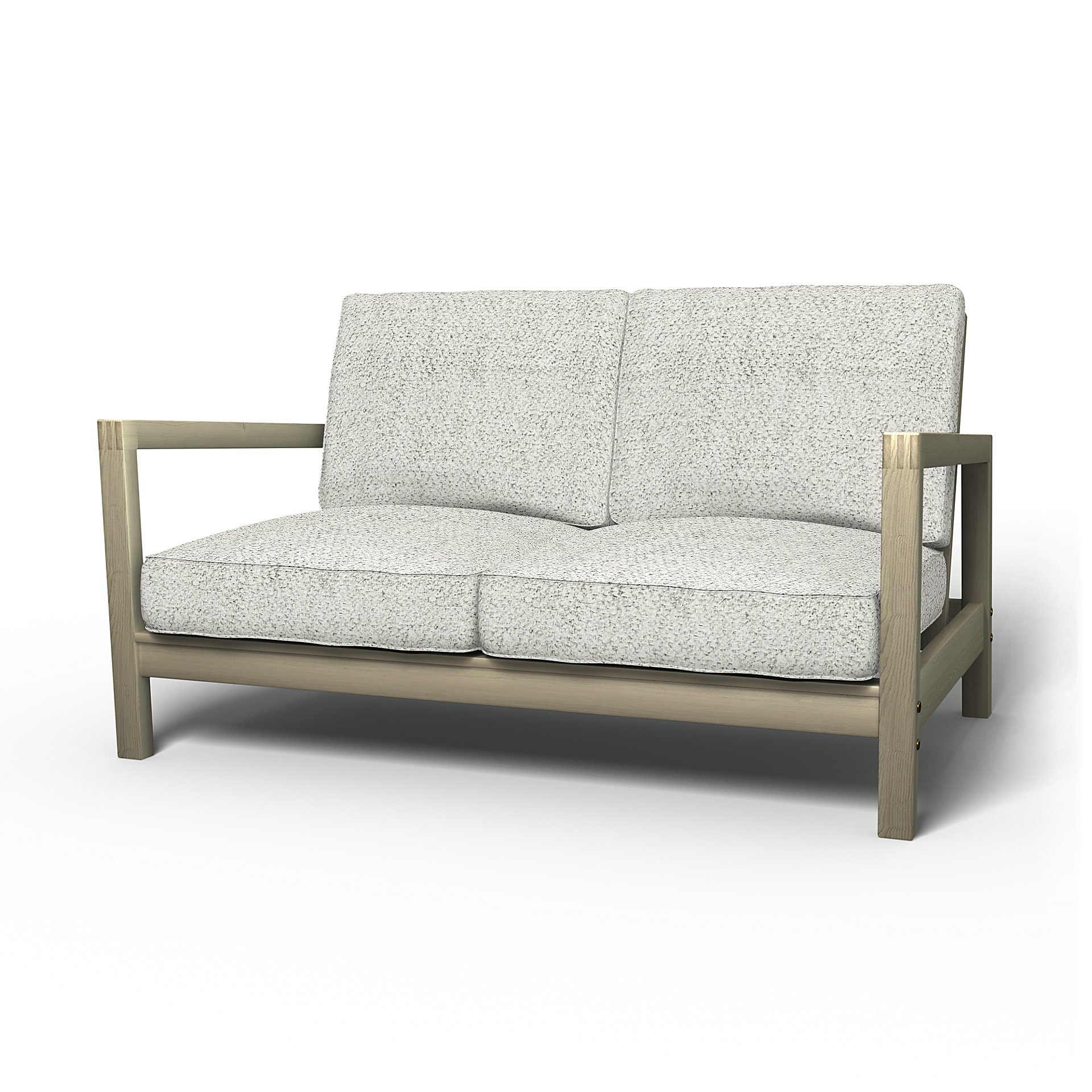 IKEA - Lillberg 2 Seater Sofa Cover, Ivory, Boucle & Texture - Bemz