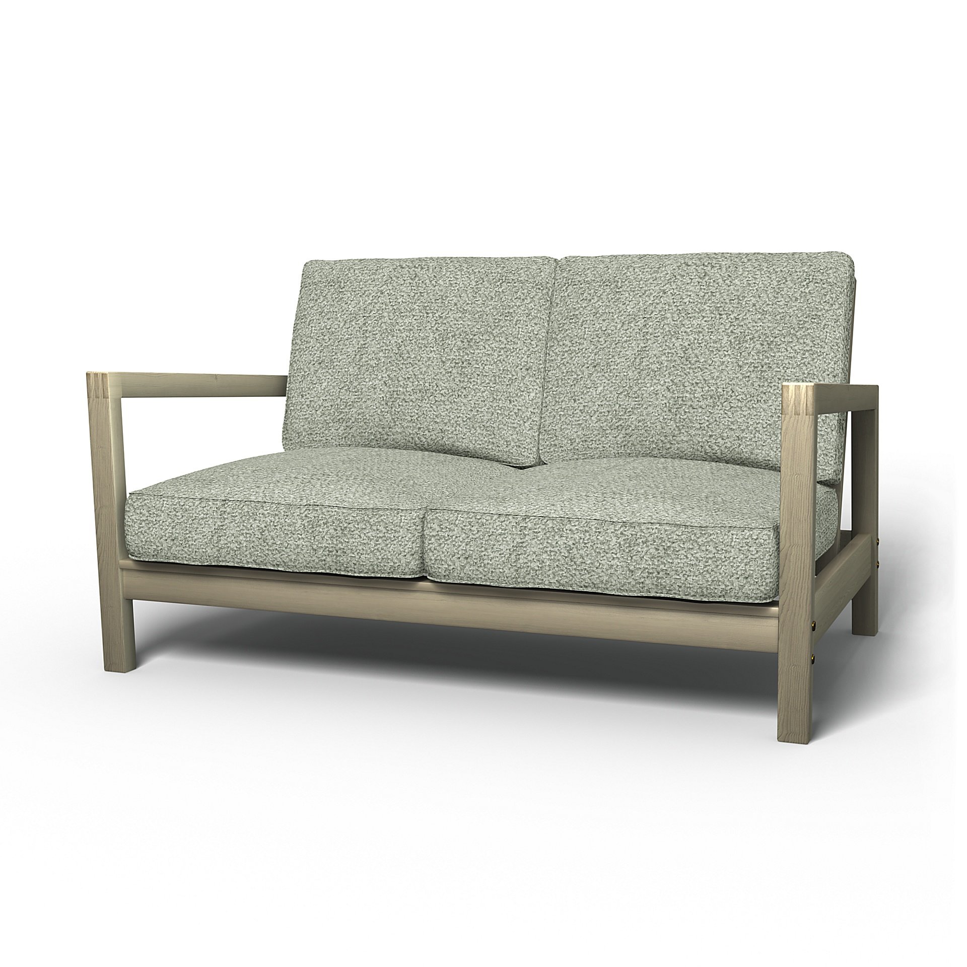 IKEA - Lillberg 2 Seater Sofa Cover, Pistachio, Boucle & Texture - Bemz