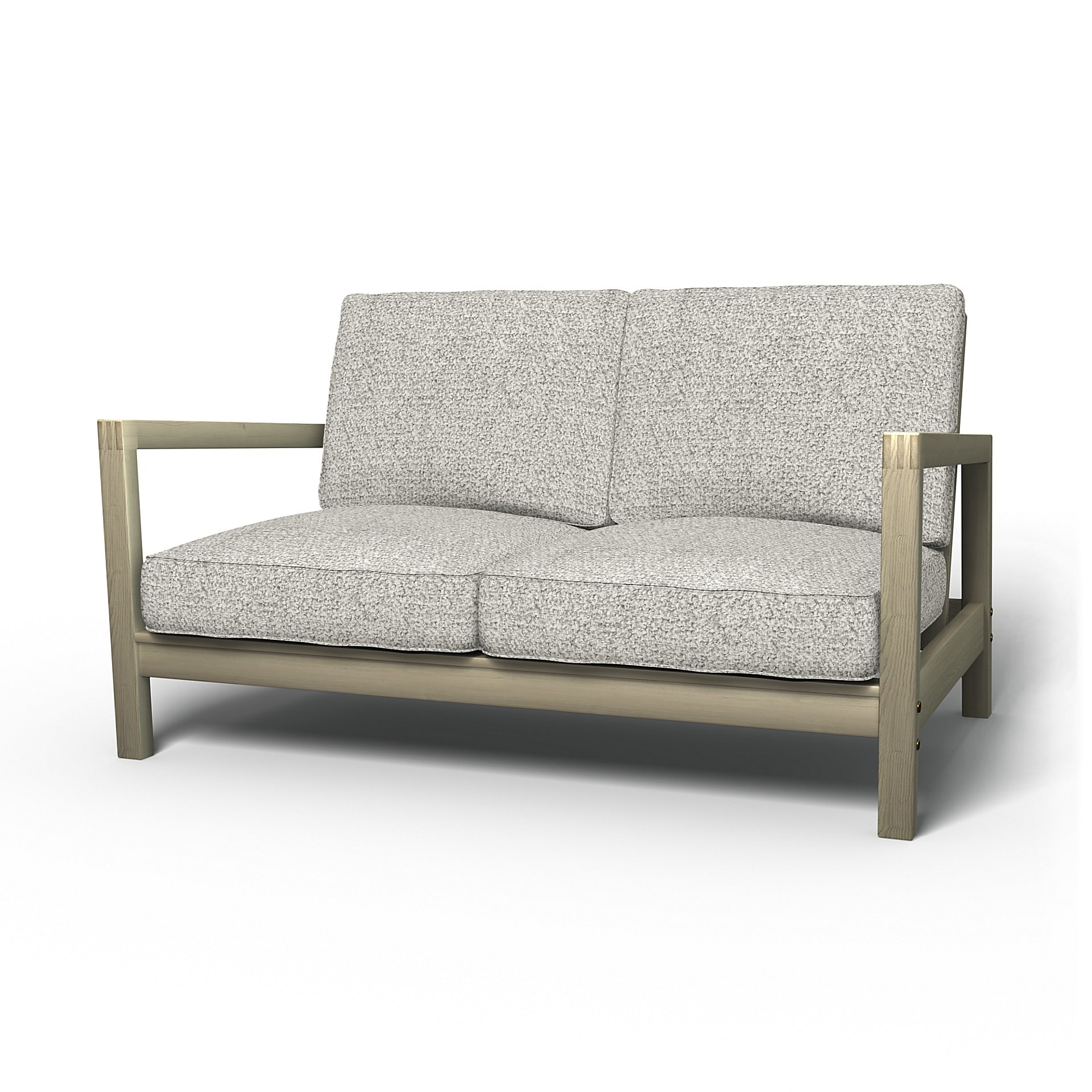 IKEA - Lillberg 2 Seater Sofa Cover, Driftwood, Boucle & Texture - Bemz