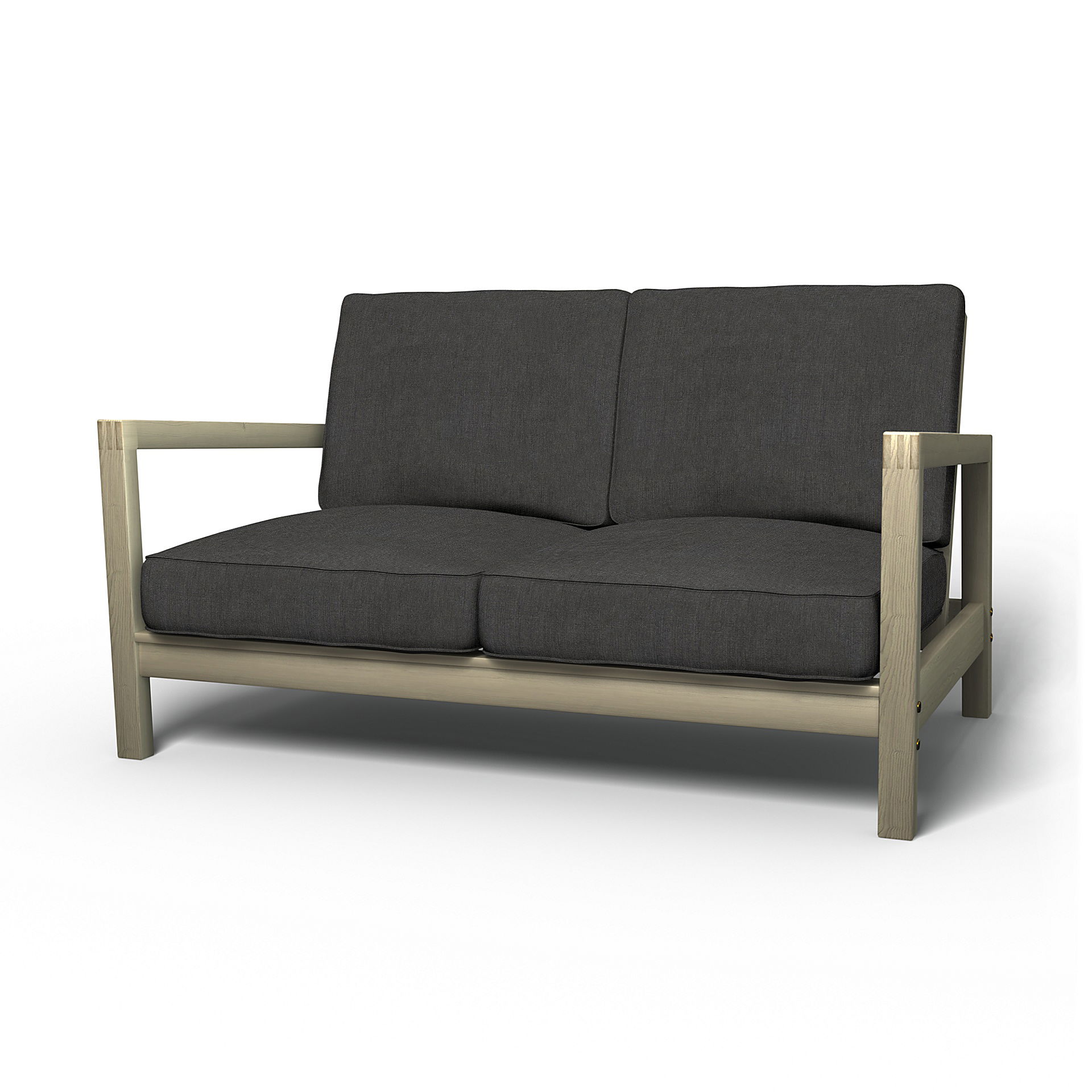 IKEA - Lillberg 2 Seater Sofa Cover, Espresso, Linen - Bemz