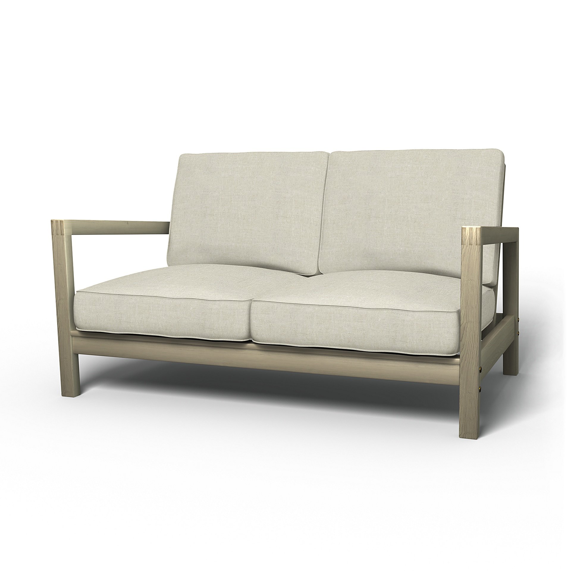 IKEA - Lillberg 2 Seater Sofa Cover, Natural, Linen - Bemz