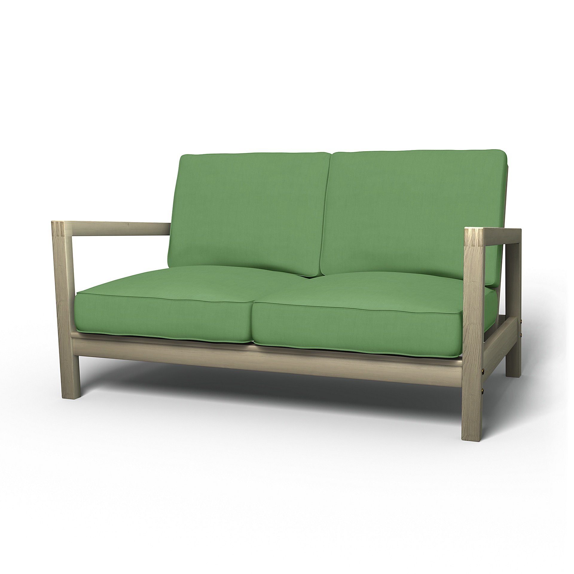 IKEA - Lillberg 2 Seater Sofa Cover, Apple Green, Linen - Bemz
