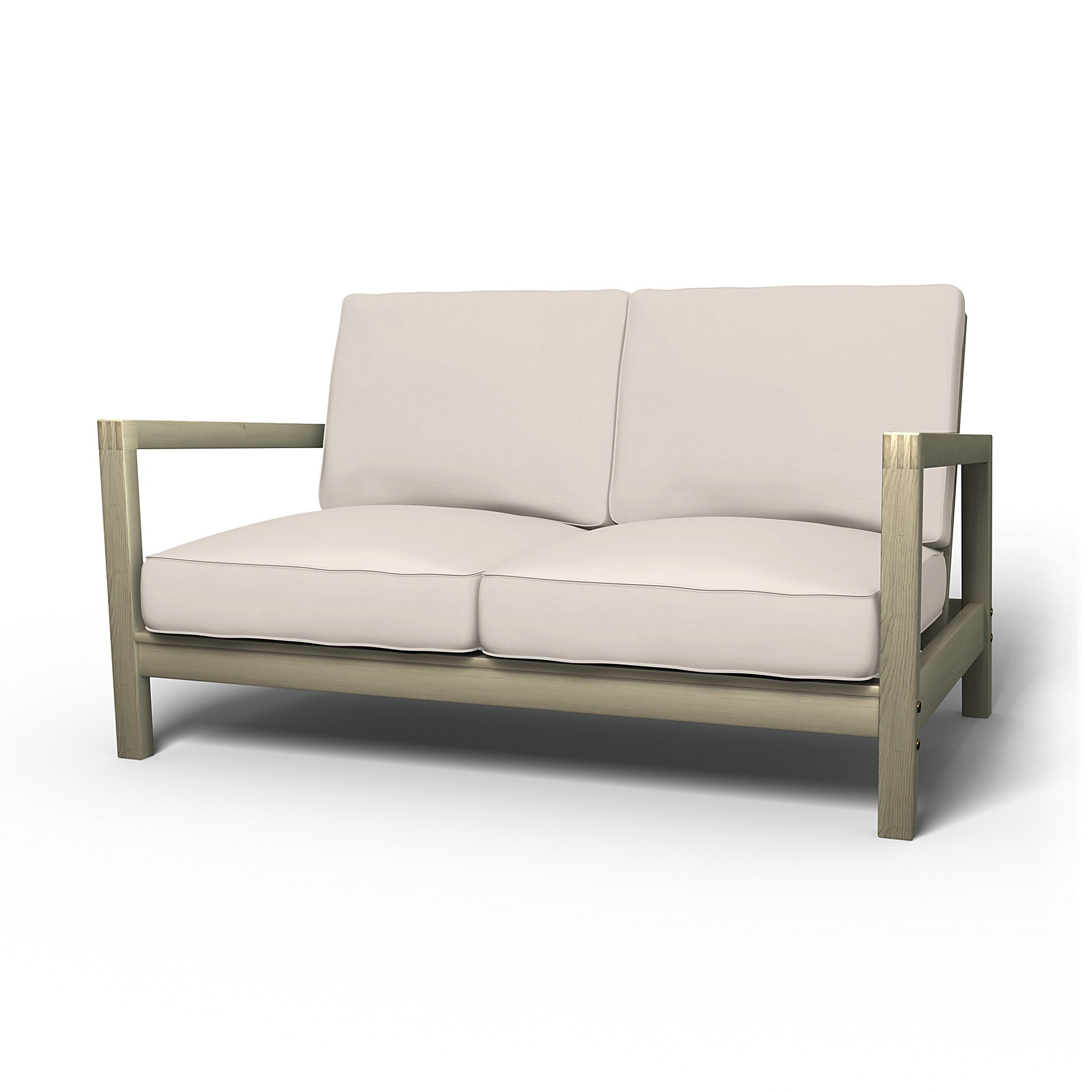 IKEA - Lillberg 2 Seater Sofa Cover, Soft White, Cotton - Bemz