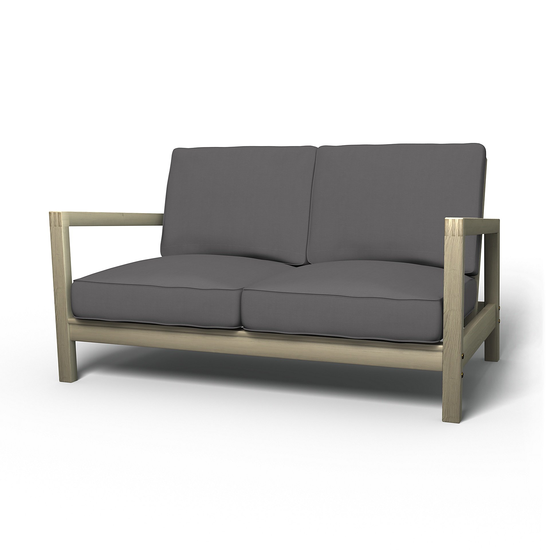 IKEA - Lillberg 2 Seater Sofa Cover, Smoked Pearl, Cotton - Bemz