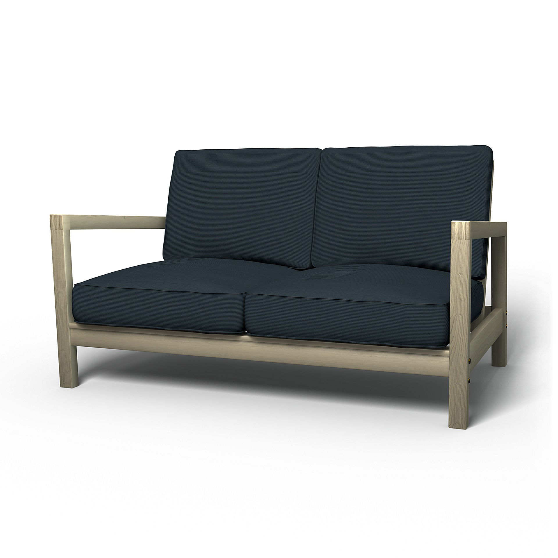 IKEA - Lillberg 2 Seater Sofa Cover, Orion Blue, Corduroy - Bemz