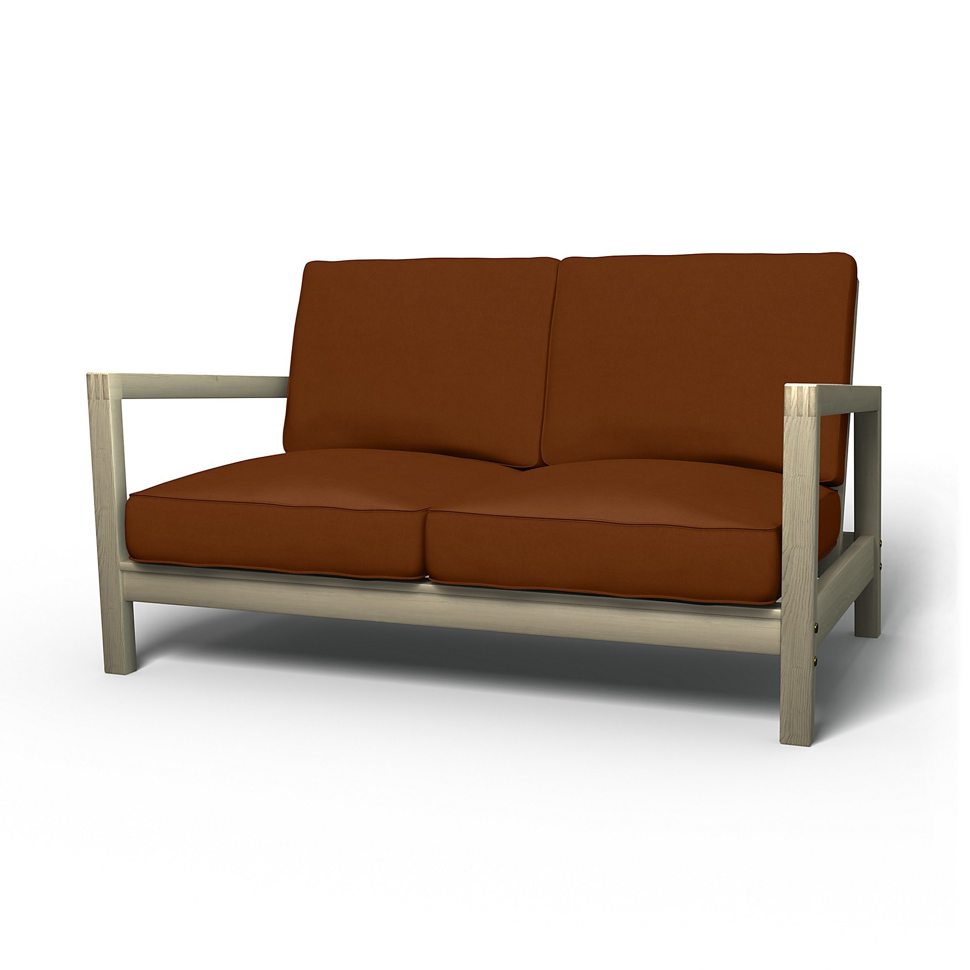 IKEA - Lillberg 2 Seater Sofa Cover, Cinnamon, Velvet - Bemz