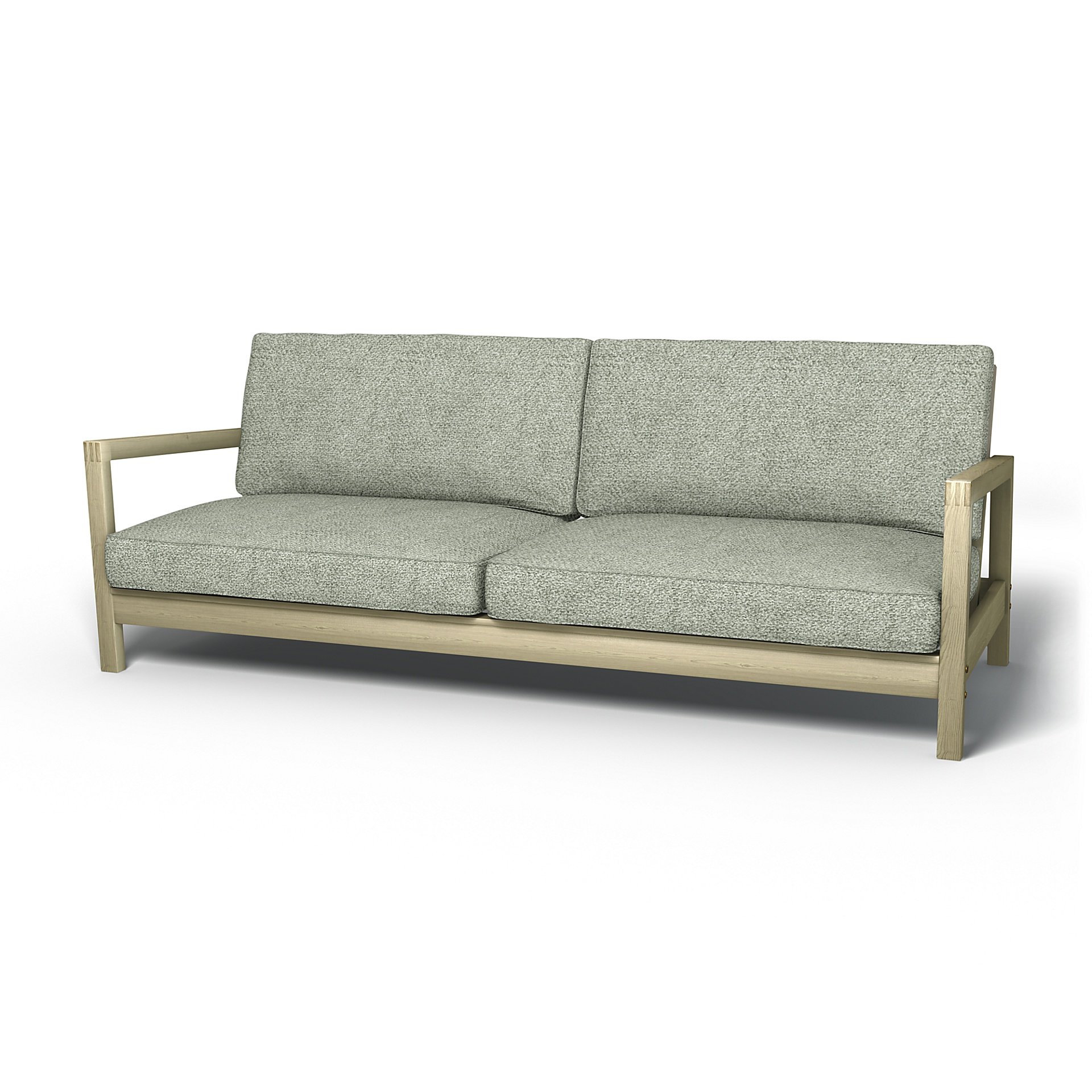 IKEA - Lillberg Sofa Bed Cover, Pistachio, Boucle & Texture - Bemz
