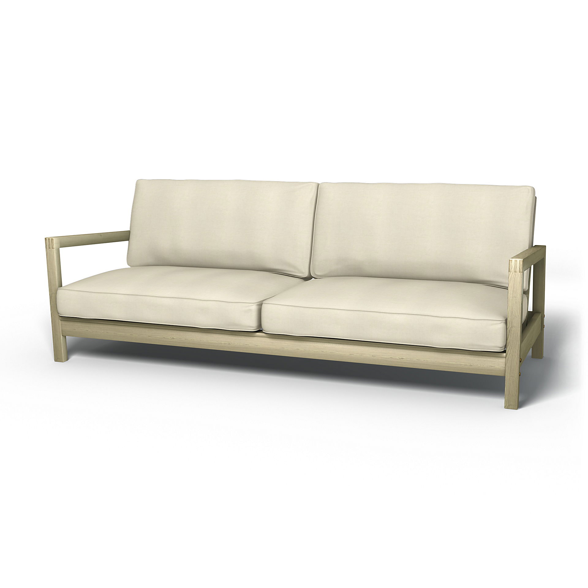 IKEA - Lillberg Sofa Bed Cover, White, Linen - Bemz