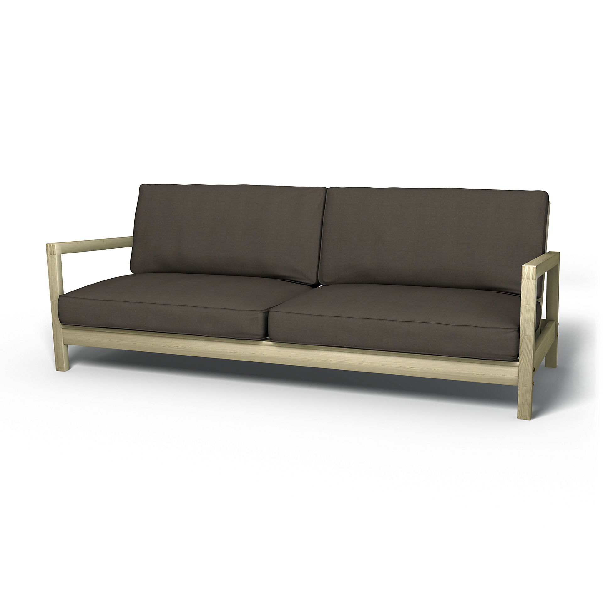 IKEA - Lillberg Sofa Bed Cover, Mocha, Linen - Bemz