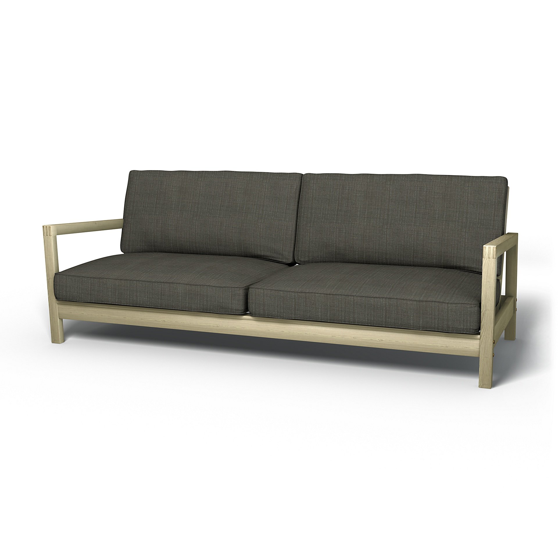 IKEA - Lillberg Sofa Bed Cover, Mole Brown, Boucle & Texture - Bemz