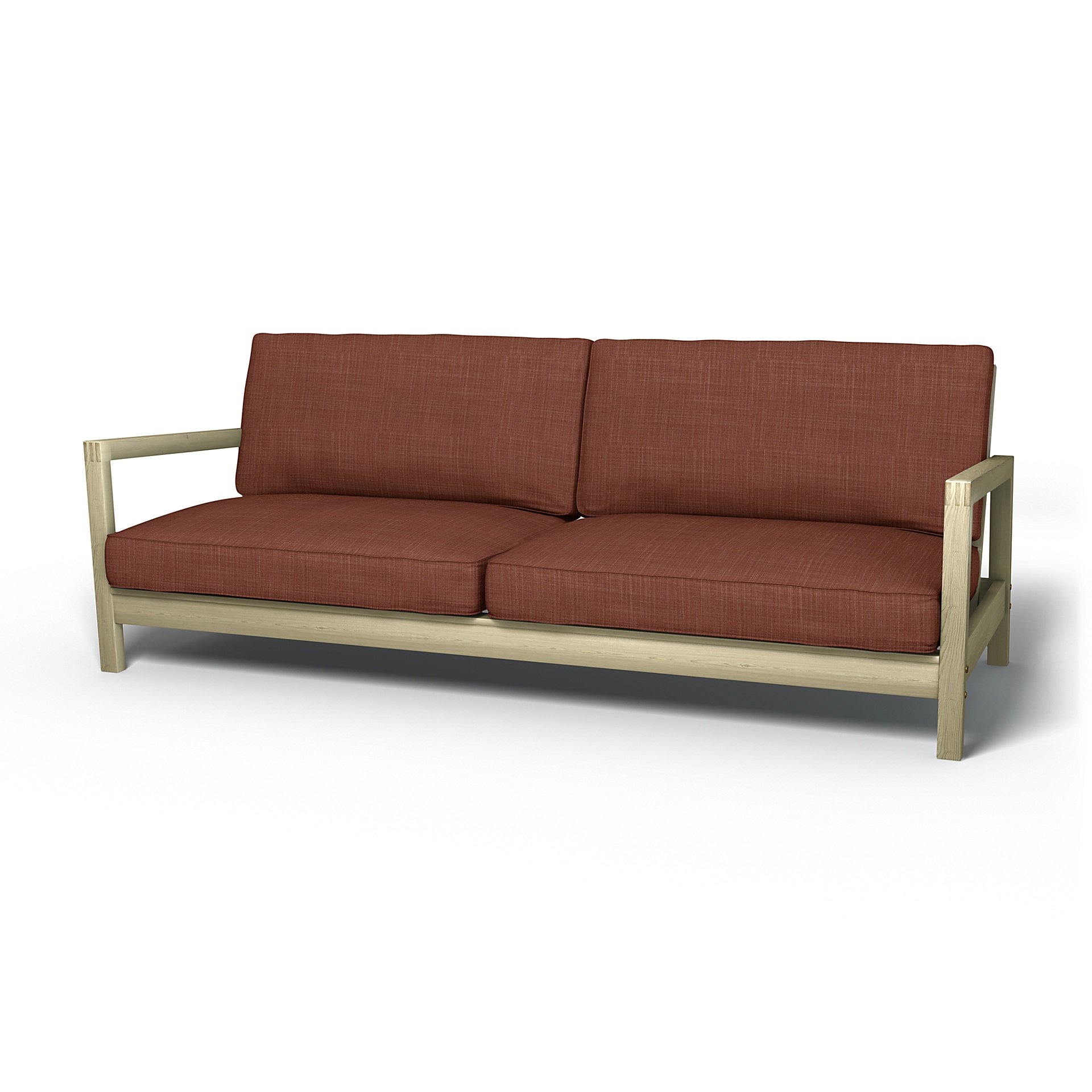 IKEA - Lillberg Sofa Bed Cover, Rust, Boucle & Texture - Bemz