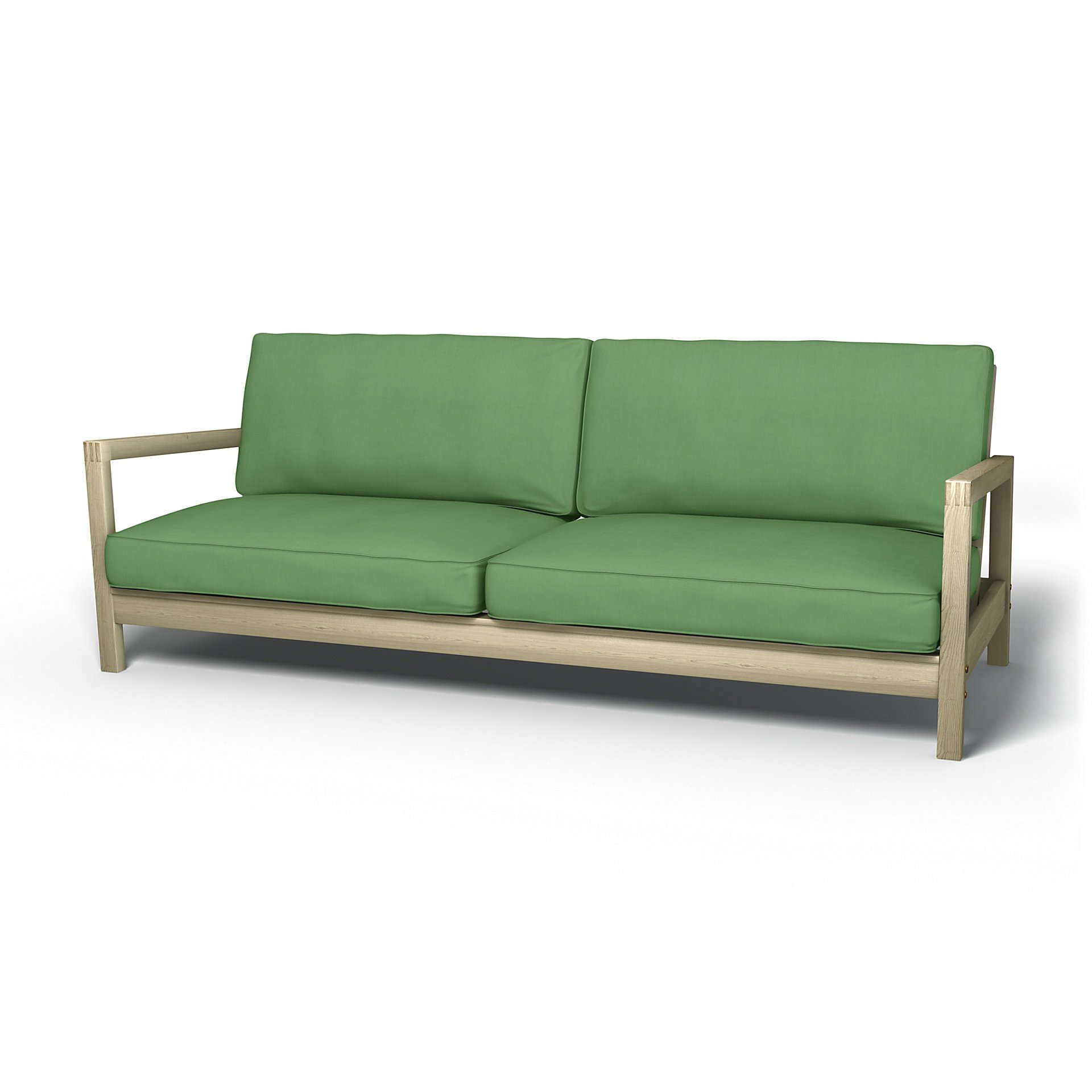 IKEA - Lillberg Sofa Bed Cover, Apple Green, Linen - Bemz