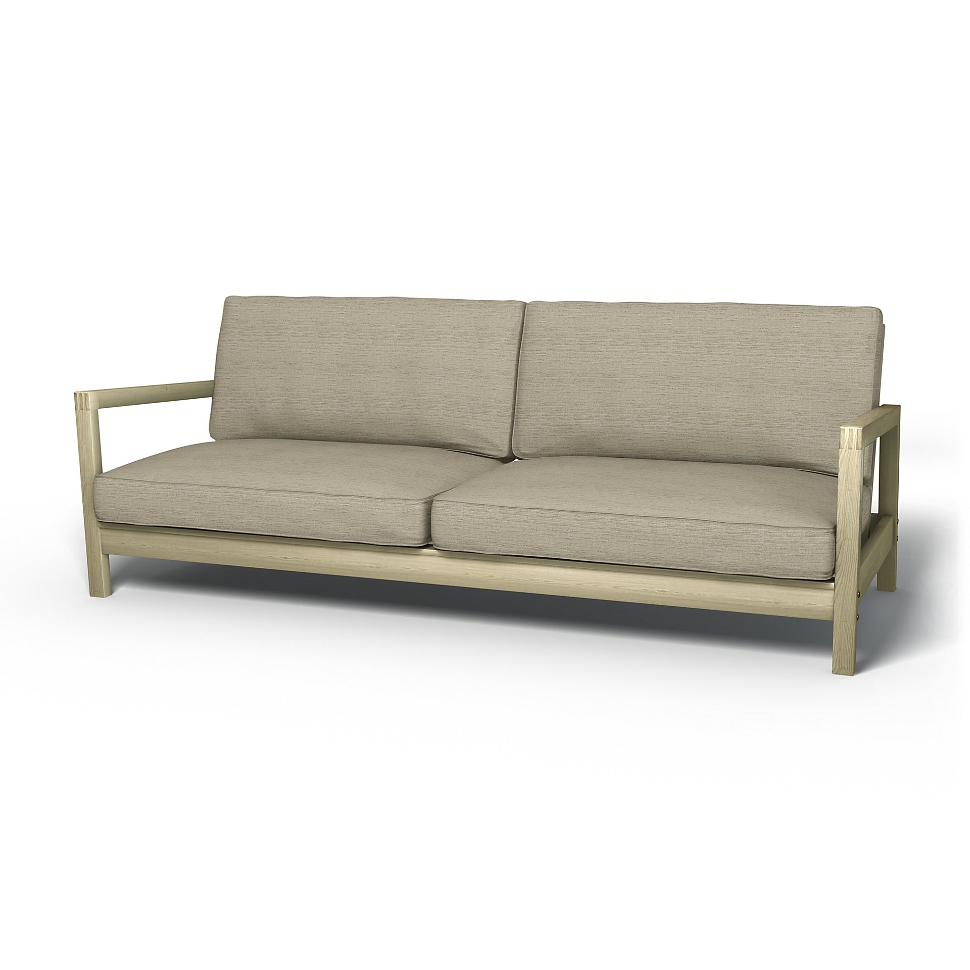 IKEA - Lillberg Sofa Bed Cover, Light Sand, Boucle & Texture - Bemz