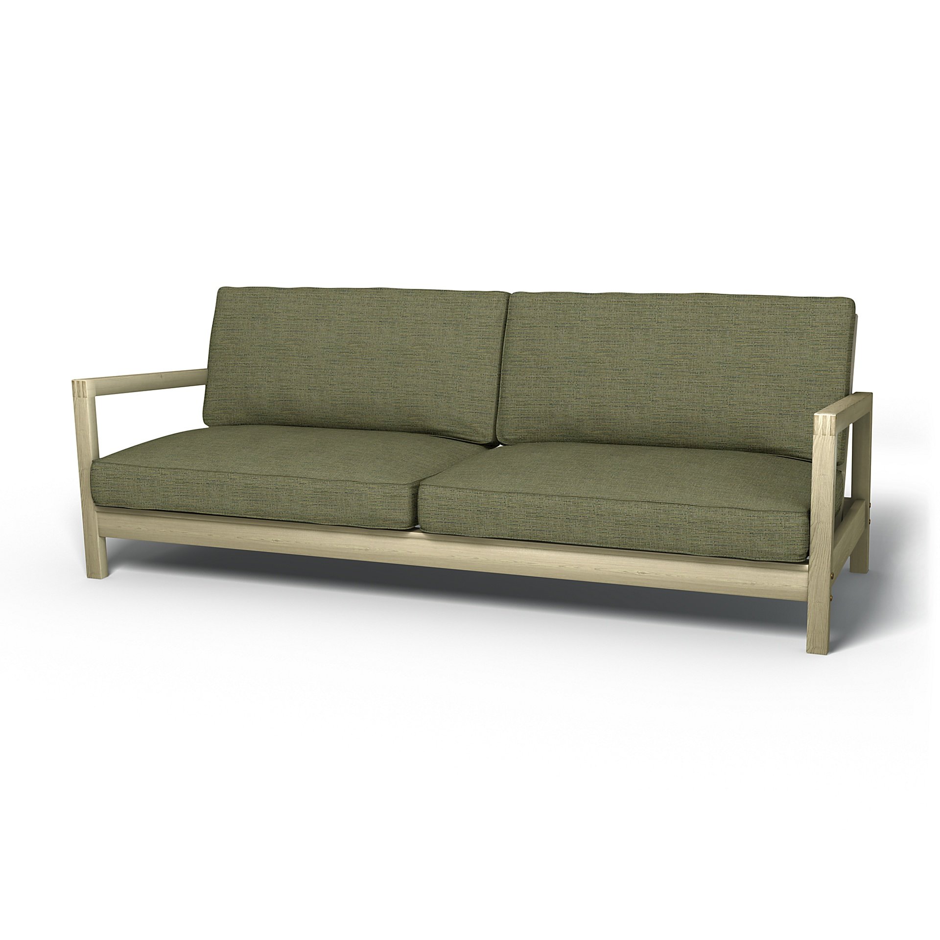 IKEA - Lillberg Sofa Bed Cover, Meadow Green, Boucle & Texture - Bemz