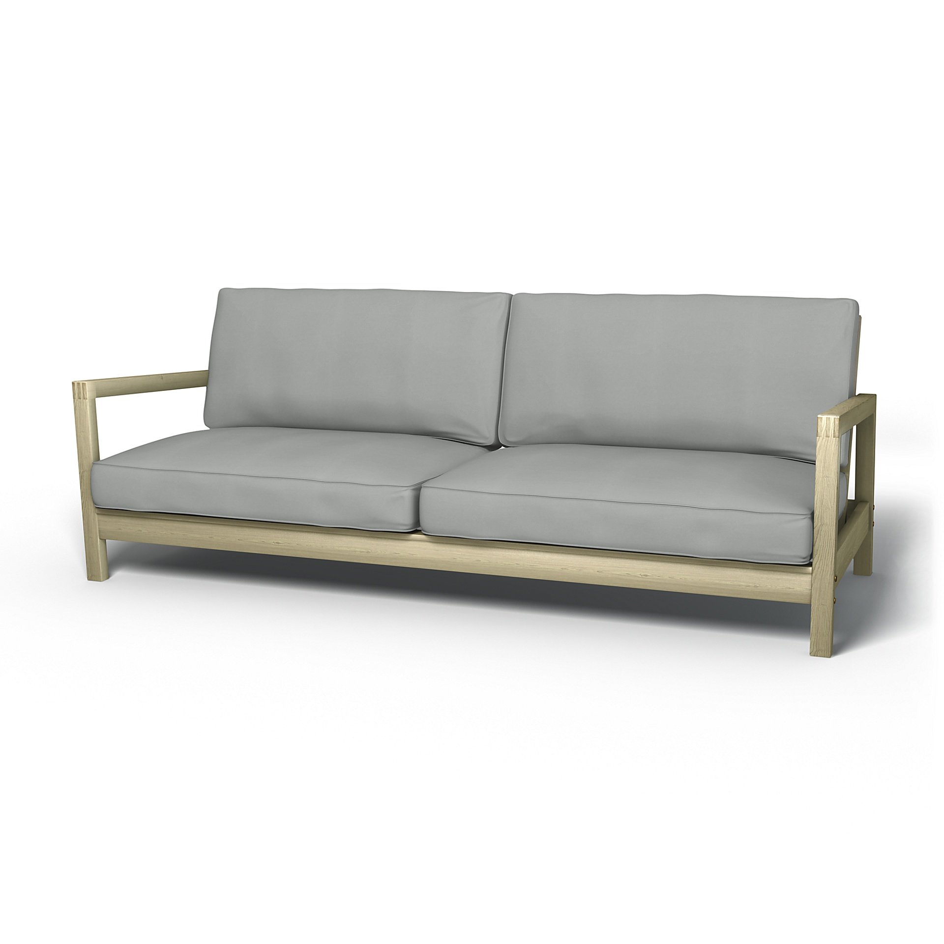 IKEA - Lillberg Sofa Bed Cover, Silver Grey, Cotton - Bemz