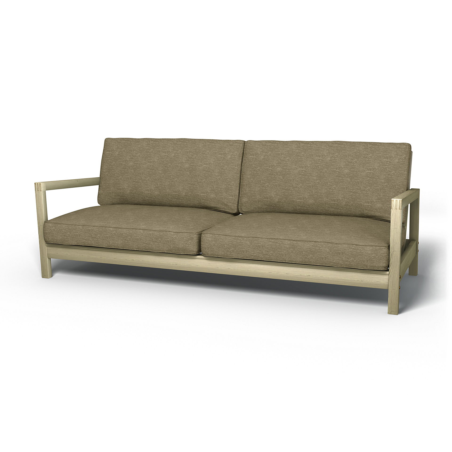 IKEA - Överdrag till Lillberg bäddsoffa, Beige, Sammet - Bemz