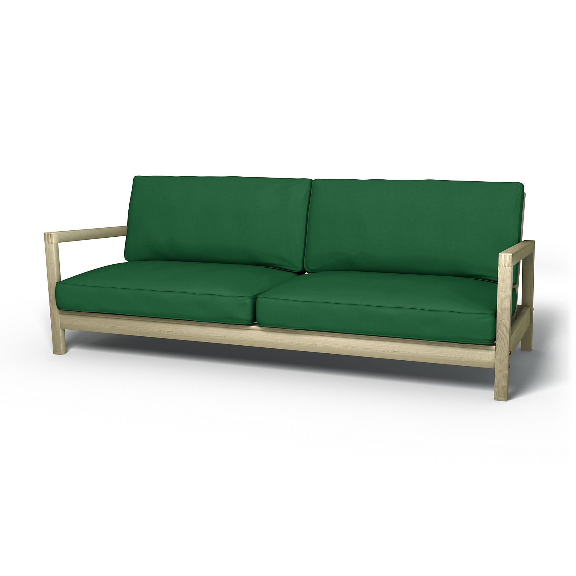 IKEA - Lillberg Sofa Bed Cover, Abundant Green, Velvet - Bemz