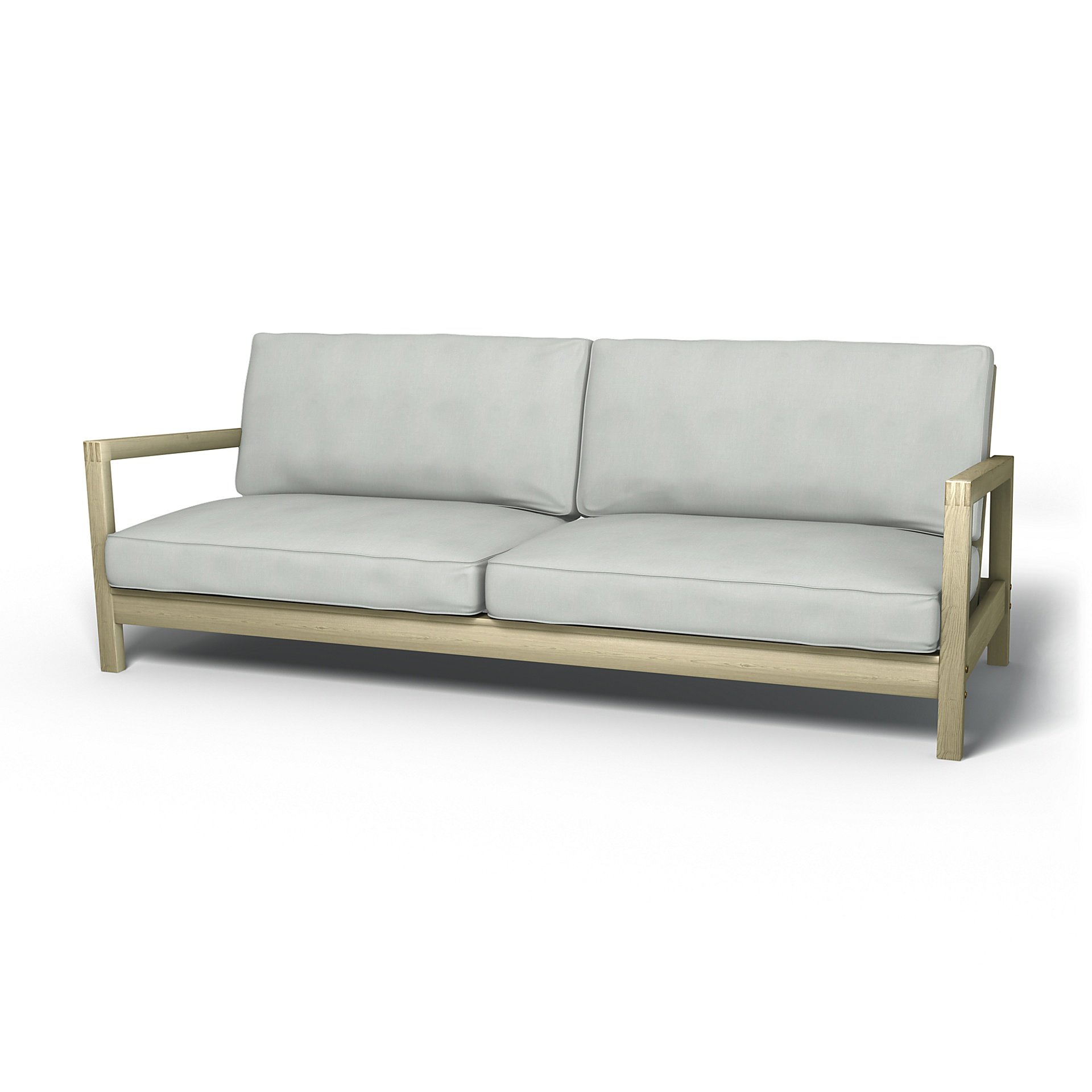 IKEA - Lillberg Sofa Bed Cover, Silver Grey, Linen - Bemz
