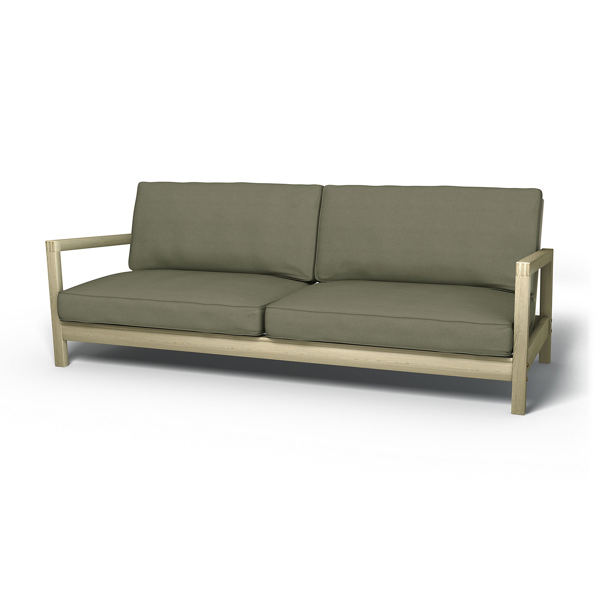 IKEA - Lillberg Sofa Bed Cover, Sage, Linen - Bemz