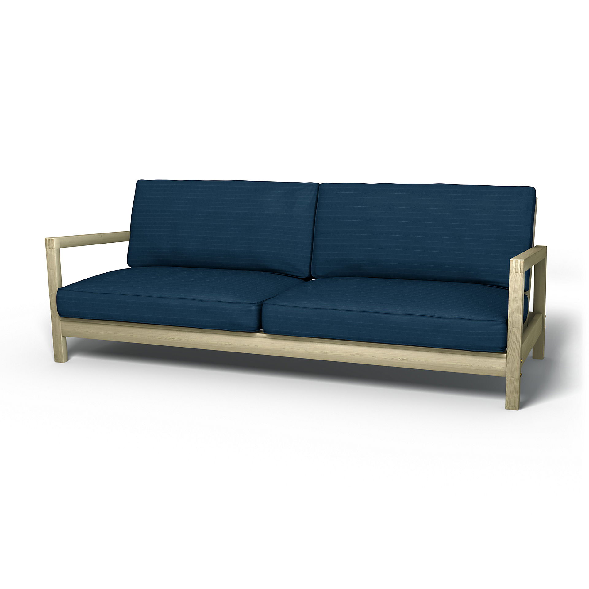 IKEA - Lillberg Sofa Bed Cover, Denim Blue, Velvet - Bemz