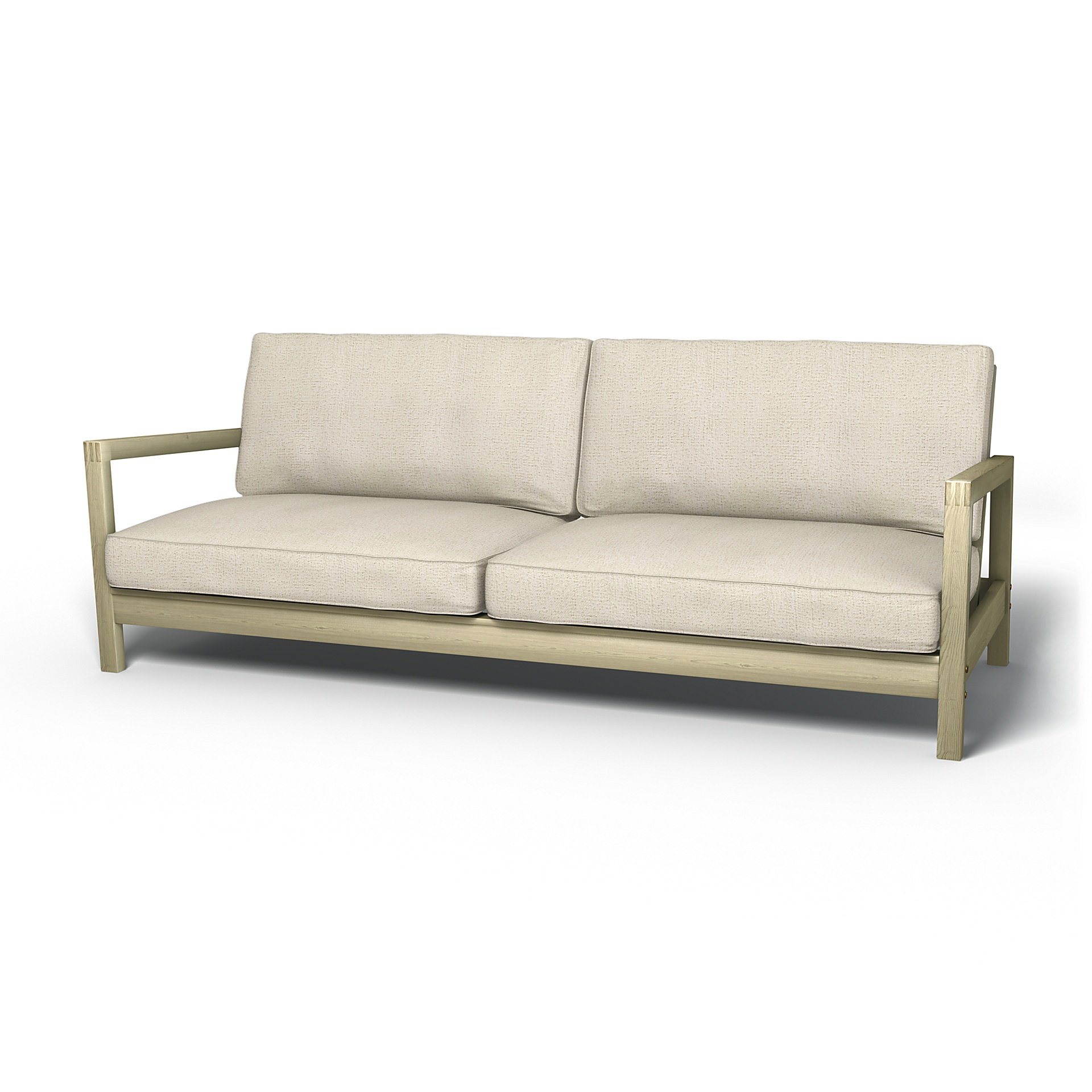 IKEA - Lillberg Sofa Bed Cover, Ecru, Boucle & Texture - Bemz