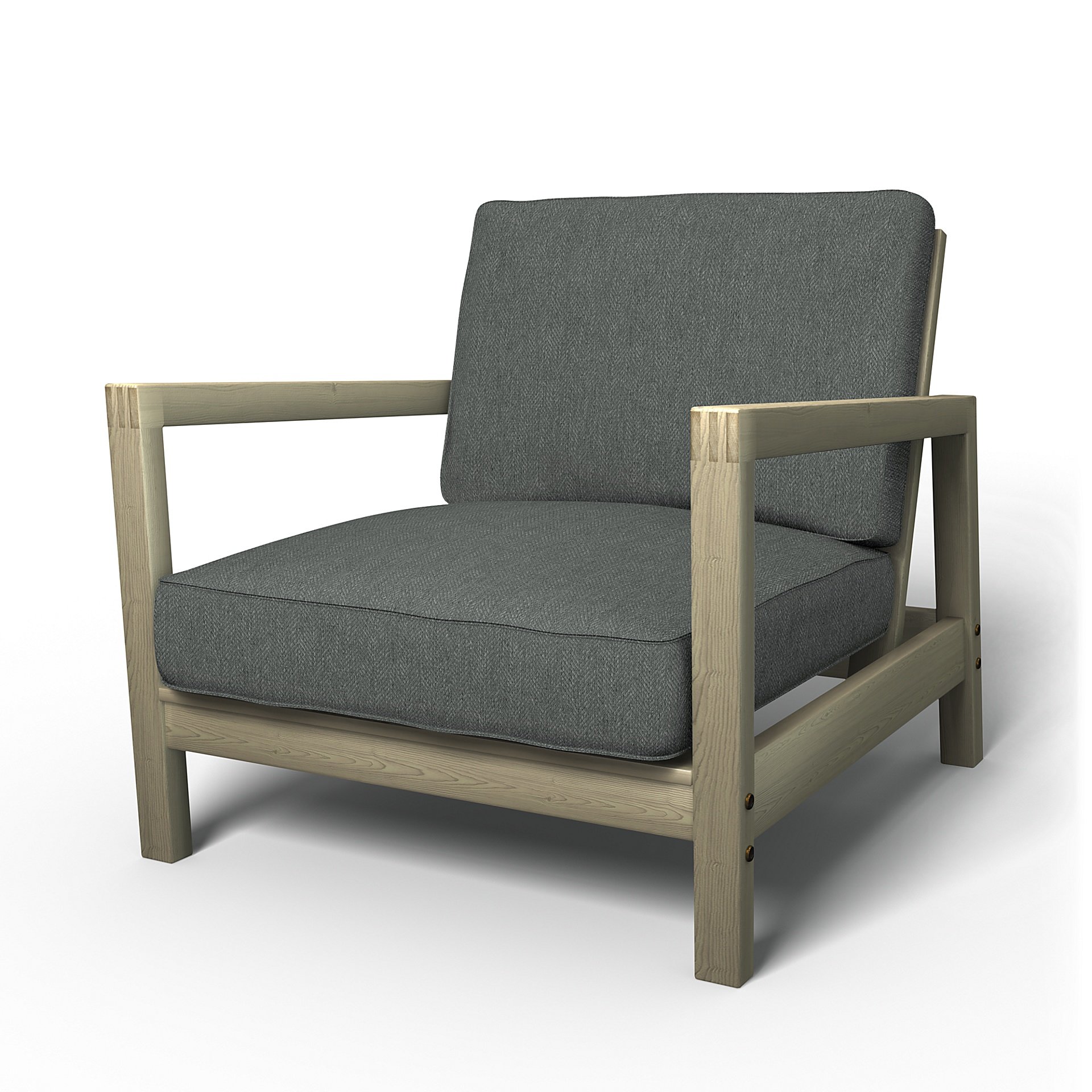 IKEA - Lillberg Armchair Cover, Laurel, Boucle & Texture - Bemz