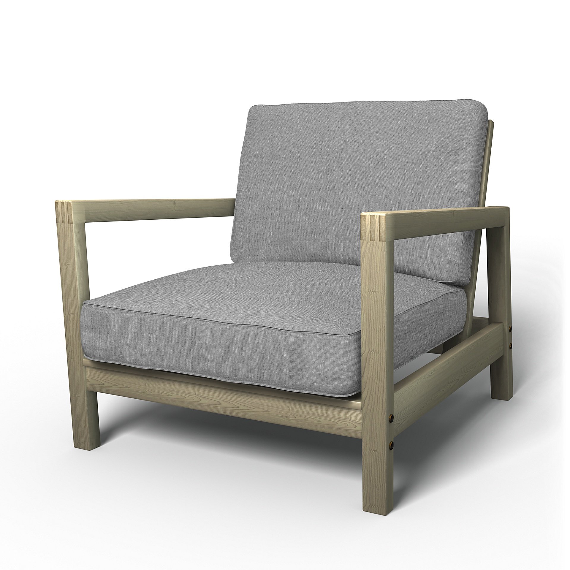 IKEA - Lillberg Armchair Cover, Graphite, Linen - Bemz
