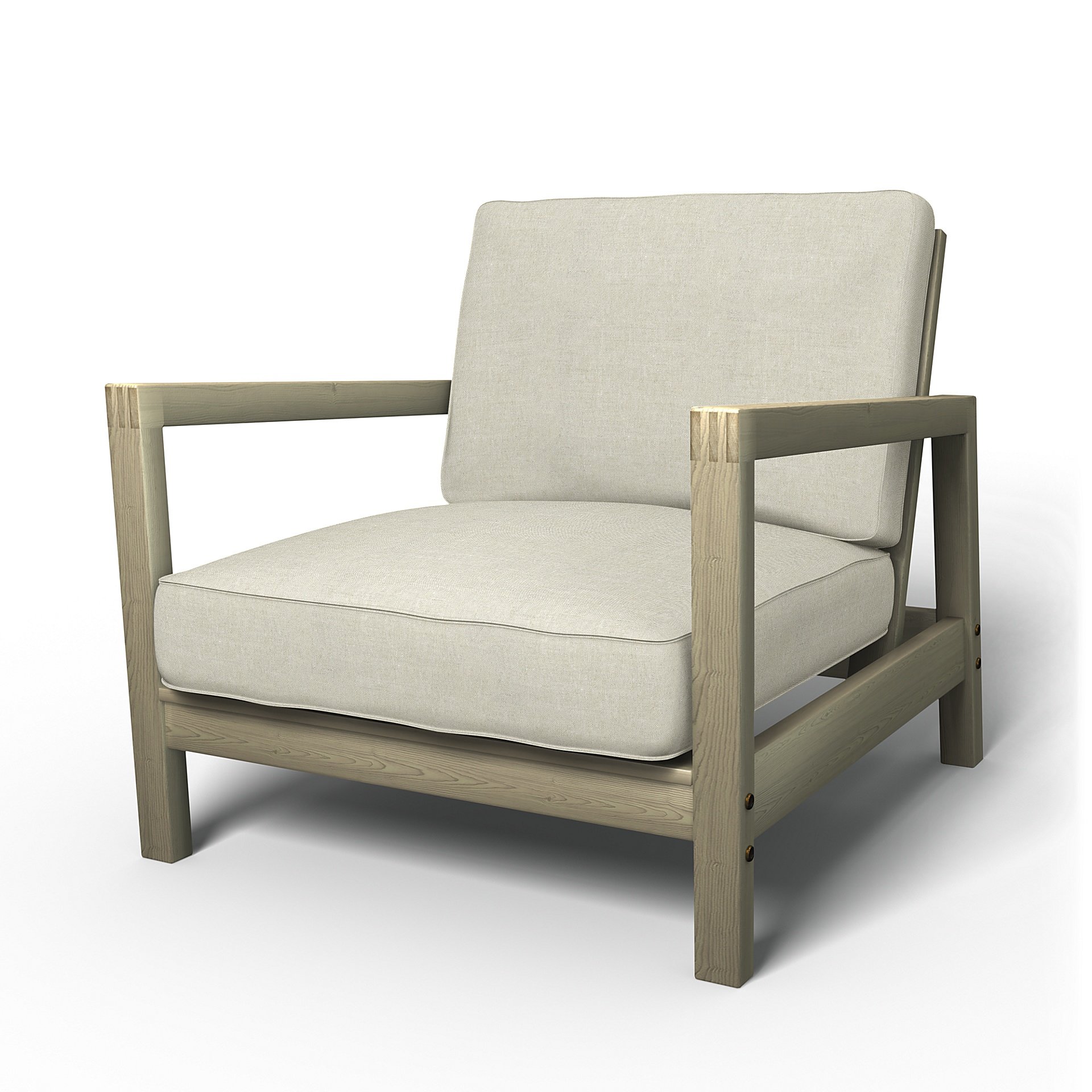 IKEA - Lillberg Armchair Cover, Natural, Linen - Bemz